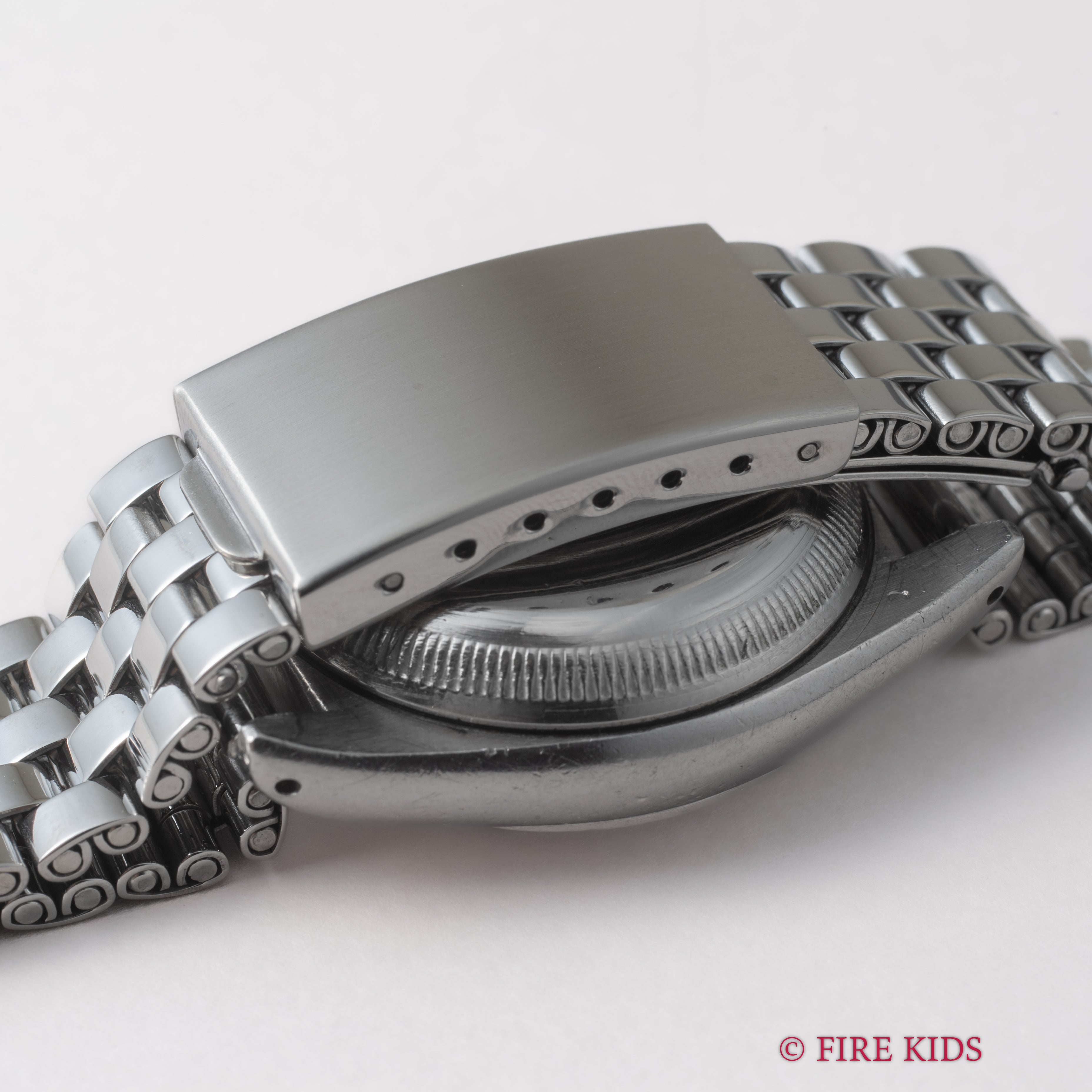 ロレックス バブルバック 1944年製 Ref.2940 全アラビアピンクダイヤル 社外ブレス