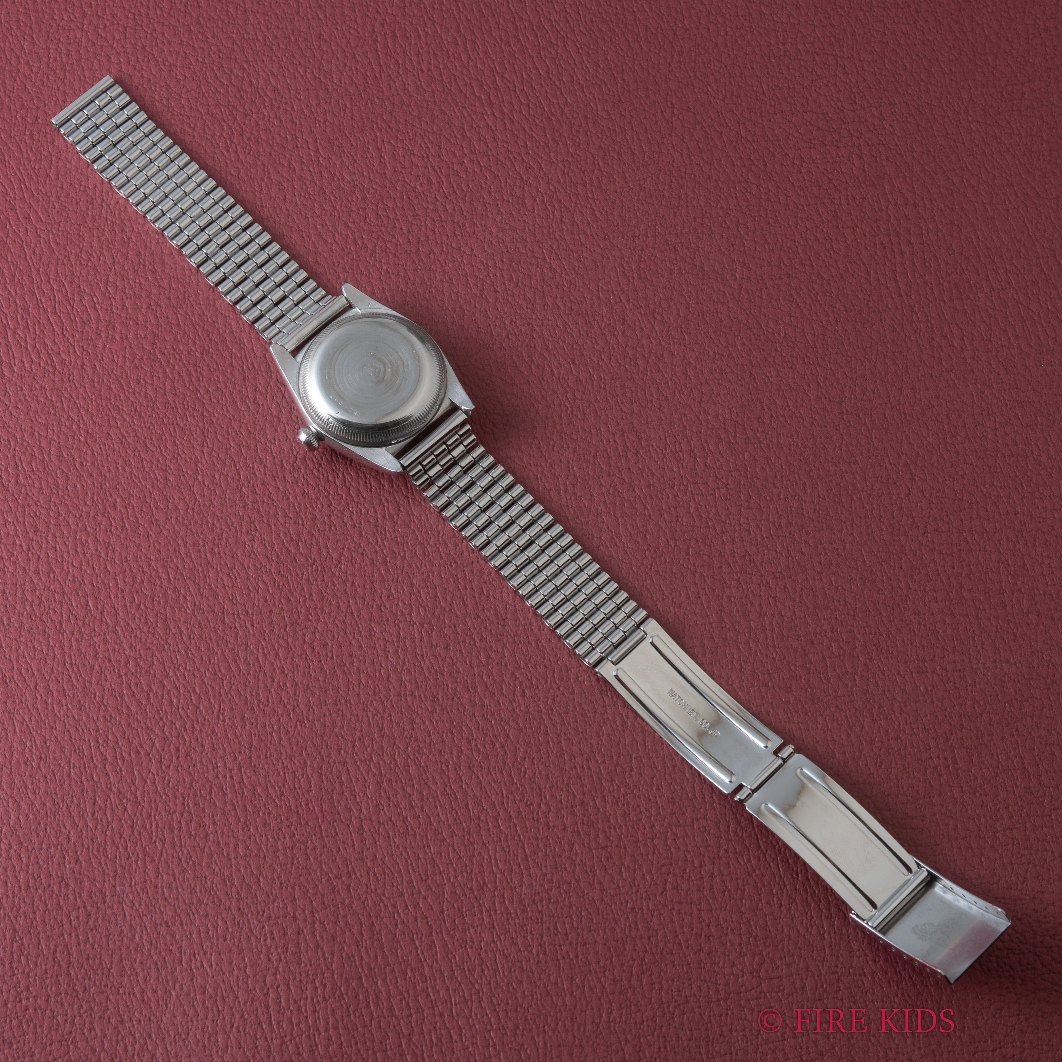 ロレックス バブルバック 1944年製 Ref.2940 全アラビアピンクダイヤル 社外ブレス