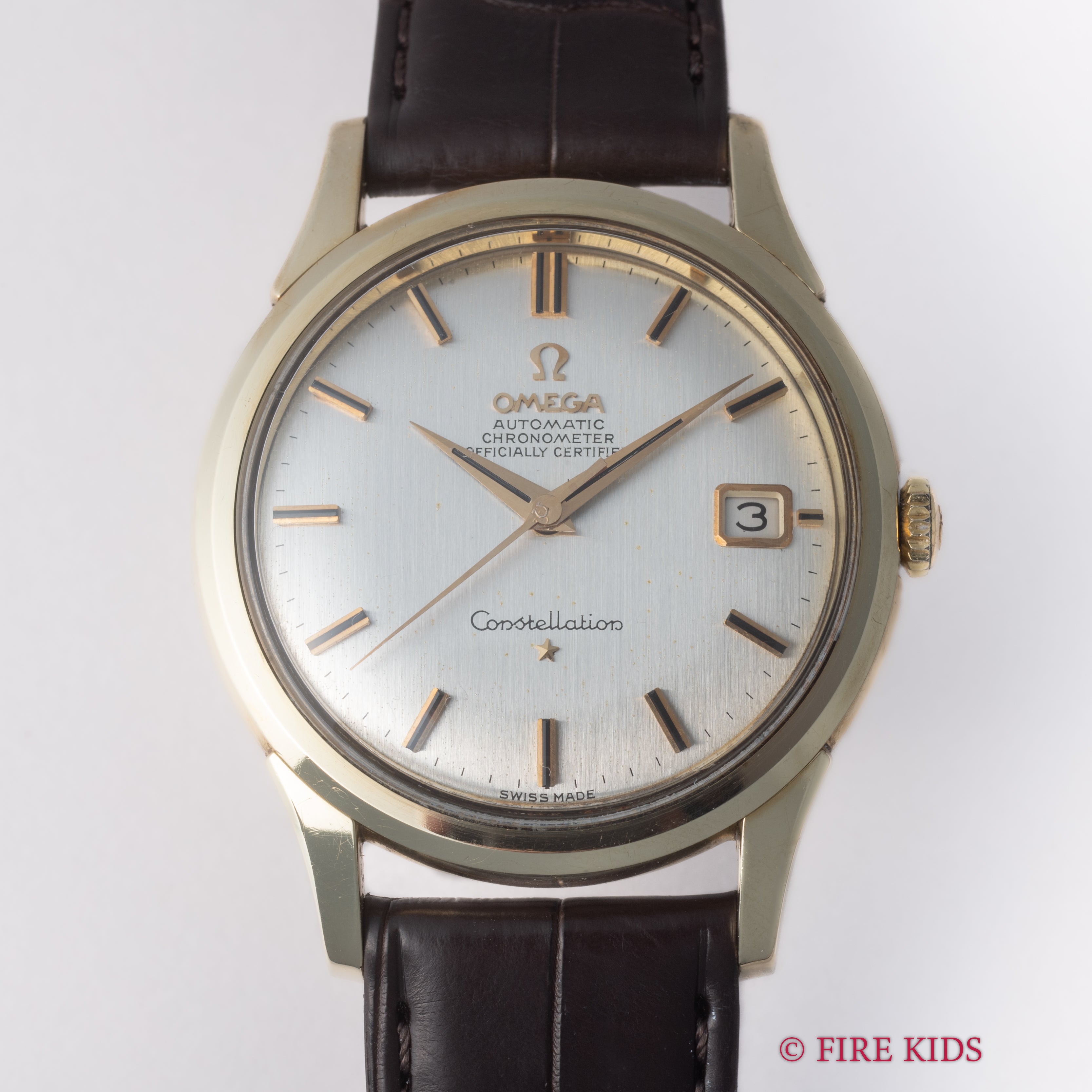 オメガ コンステレーション 1963年製 トップゴールドケース 自動巻クロノメーター Cal.561