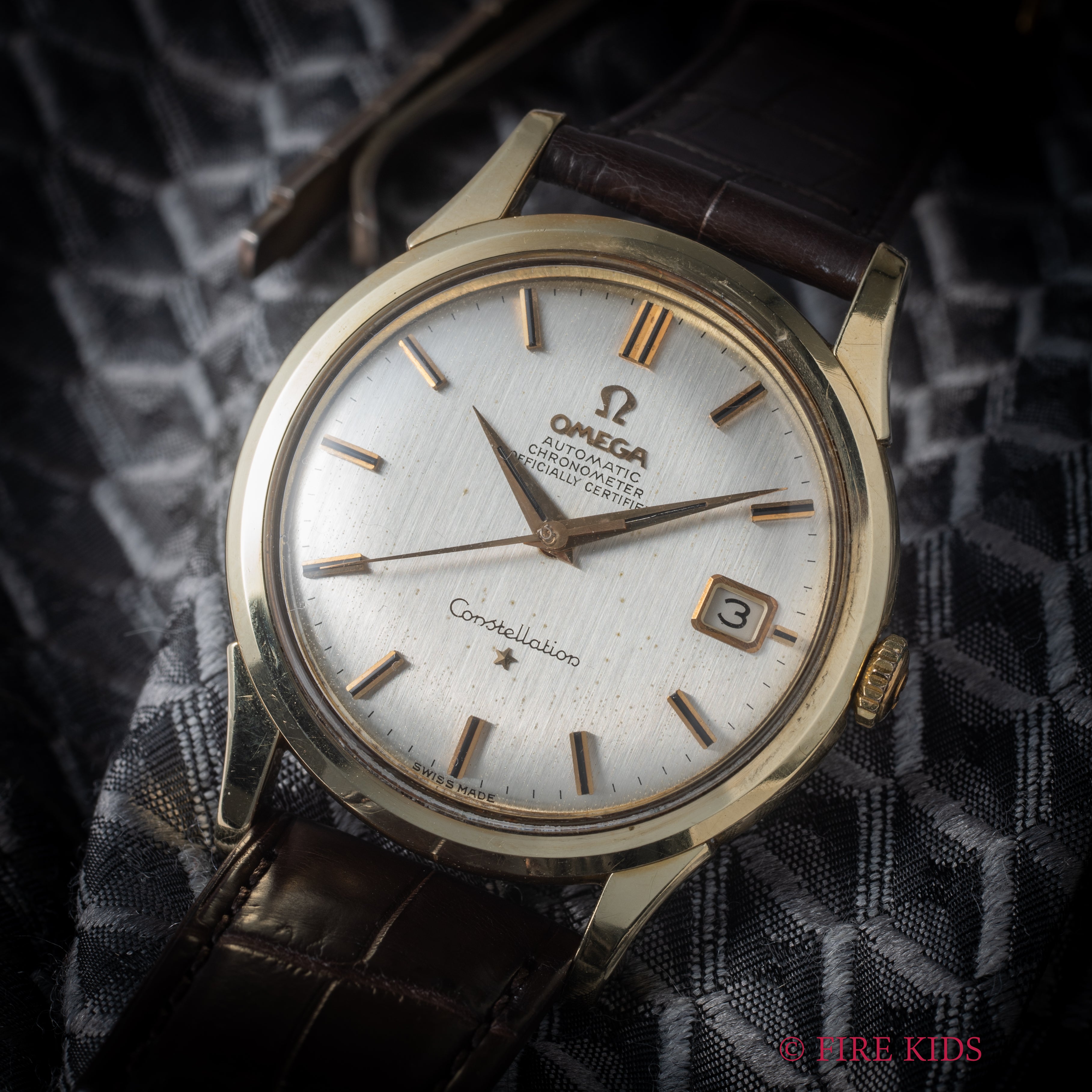 オメガ コンステレーション 1963年製 トップゴールドケース 自動巻クロノメーター Cal.561