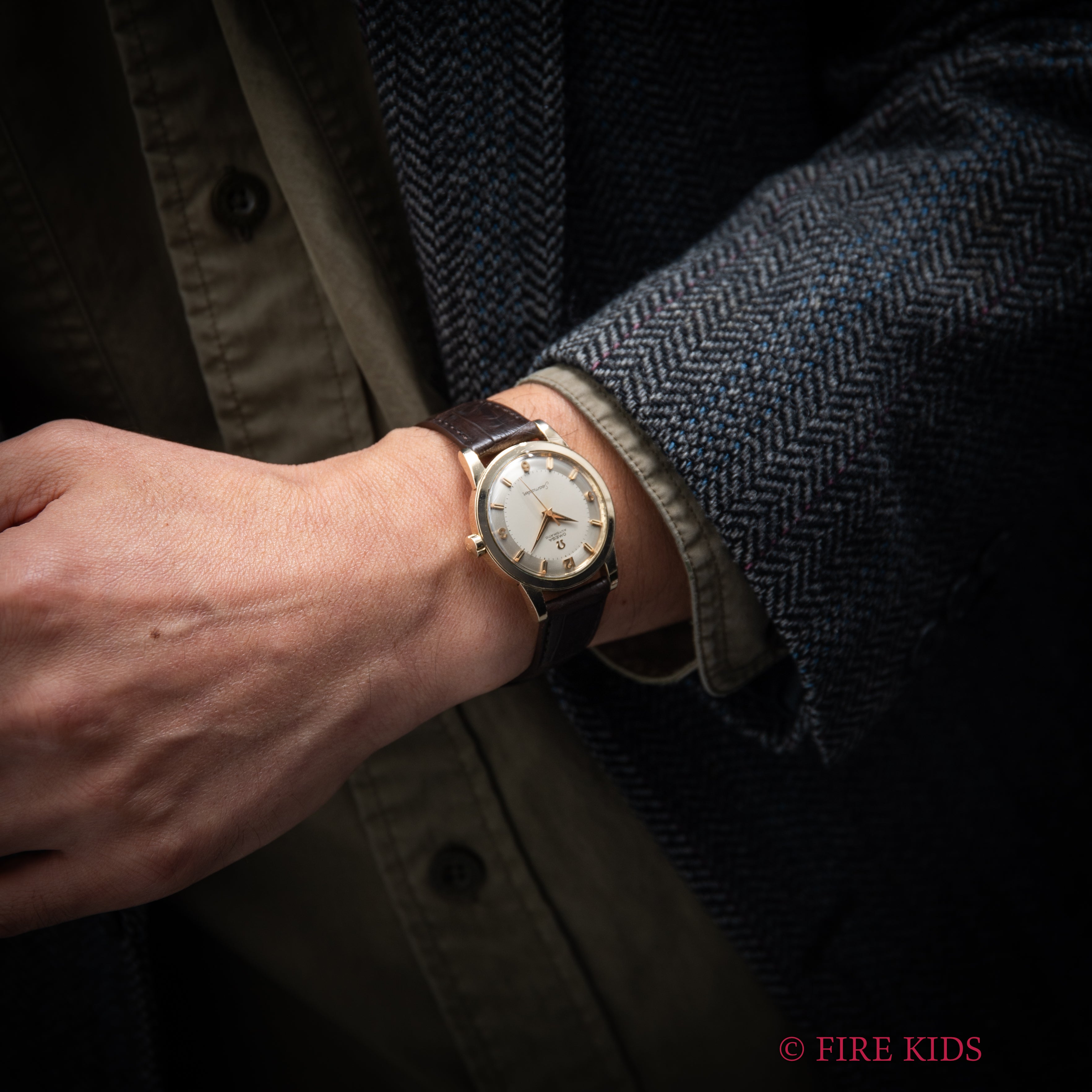 オメガ シーマスター 1958年製 Ref.GX6250 自動巻き Cal.500 14KYGF