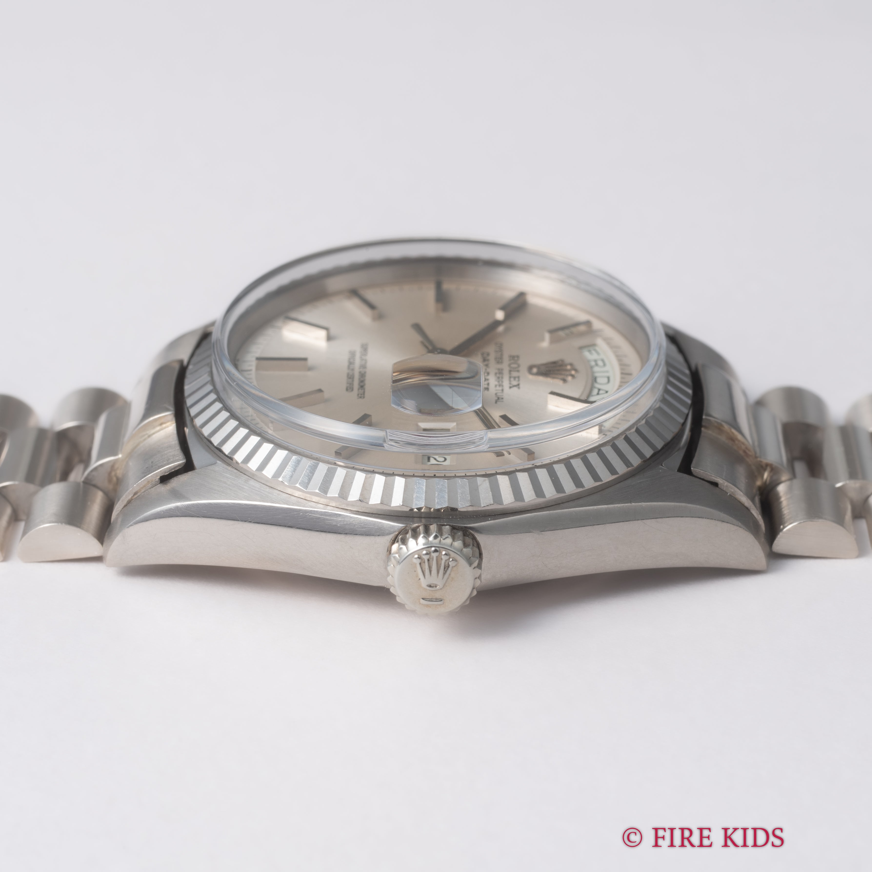 ロレックス 18金無垢ホワイトゴールドデイデイト 1968年製 Ref.1803 純正ジャパンブレス