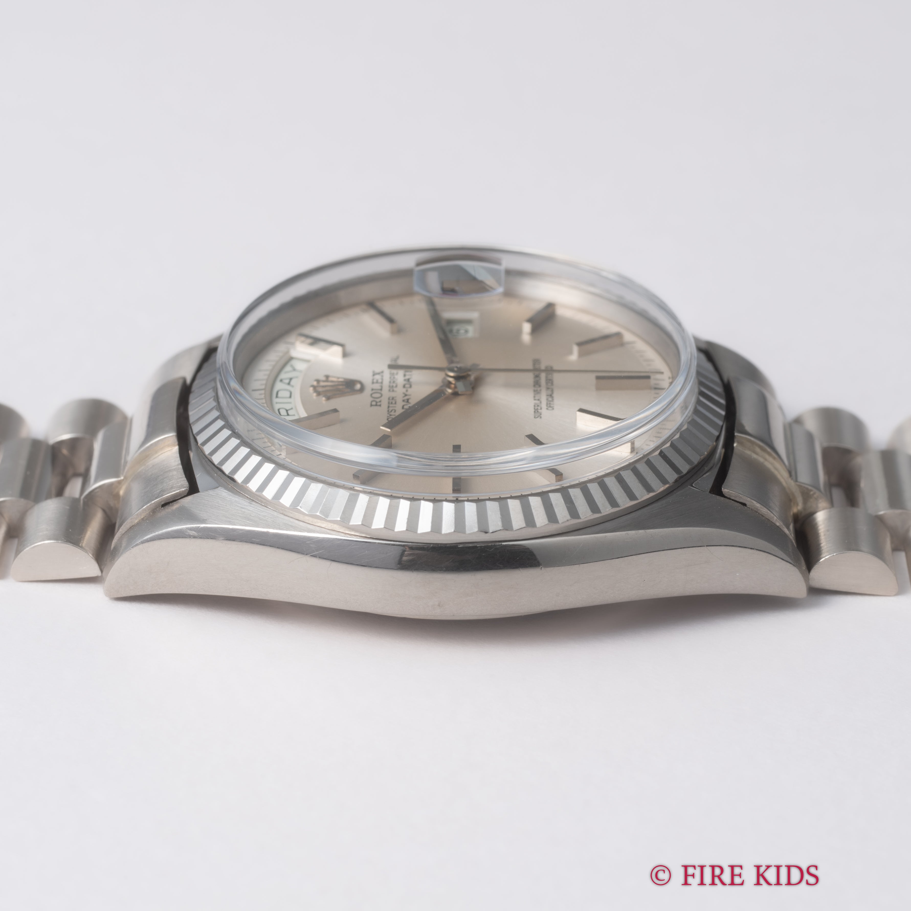 ロレックス 18金無垢ホワイトゴールドデイデイト 1968年製 Ref.1803 純正ジャパンブレス