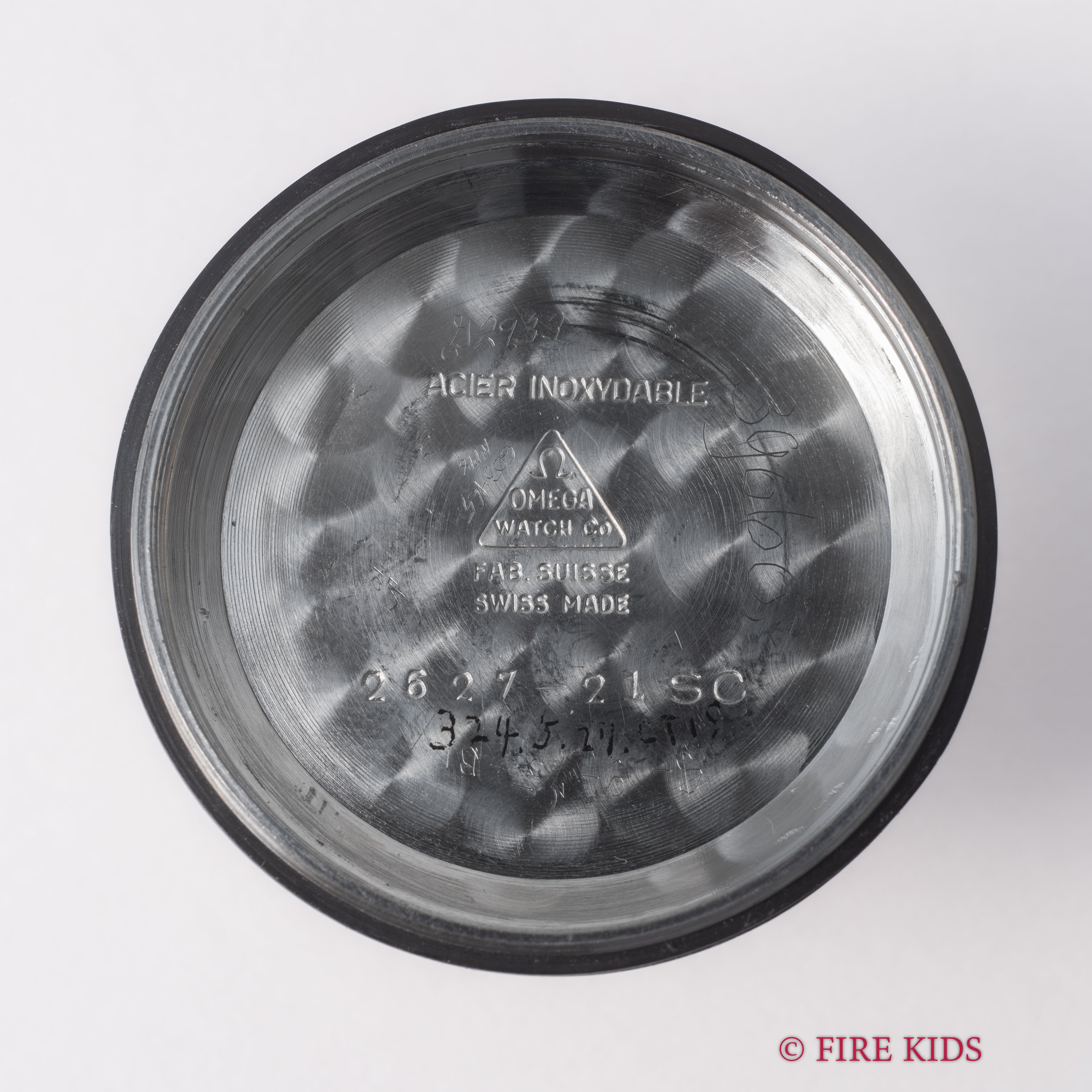 オメガ シーマスター カレンダー ハーフローター トップゴールド 1950年製 Ref.2627-21SC アイボリーダイヤル