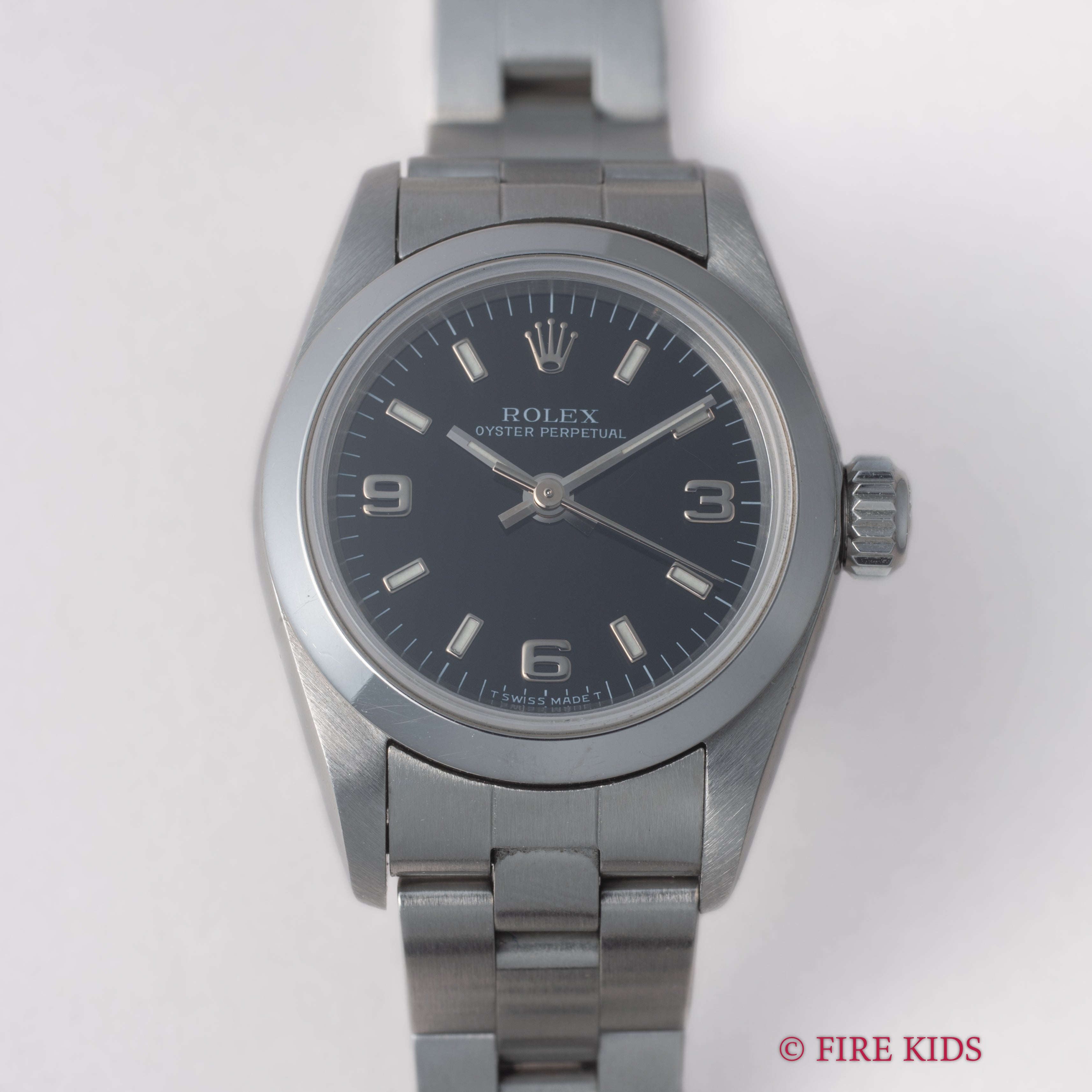 ロレックス レディース オイスターパーペチュアル 1997年製 Ref.67180 エクスプローラーダイヤル 箱、ギャラ付き