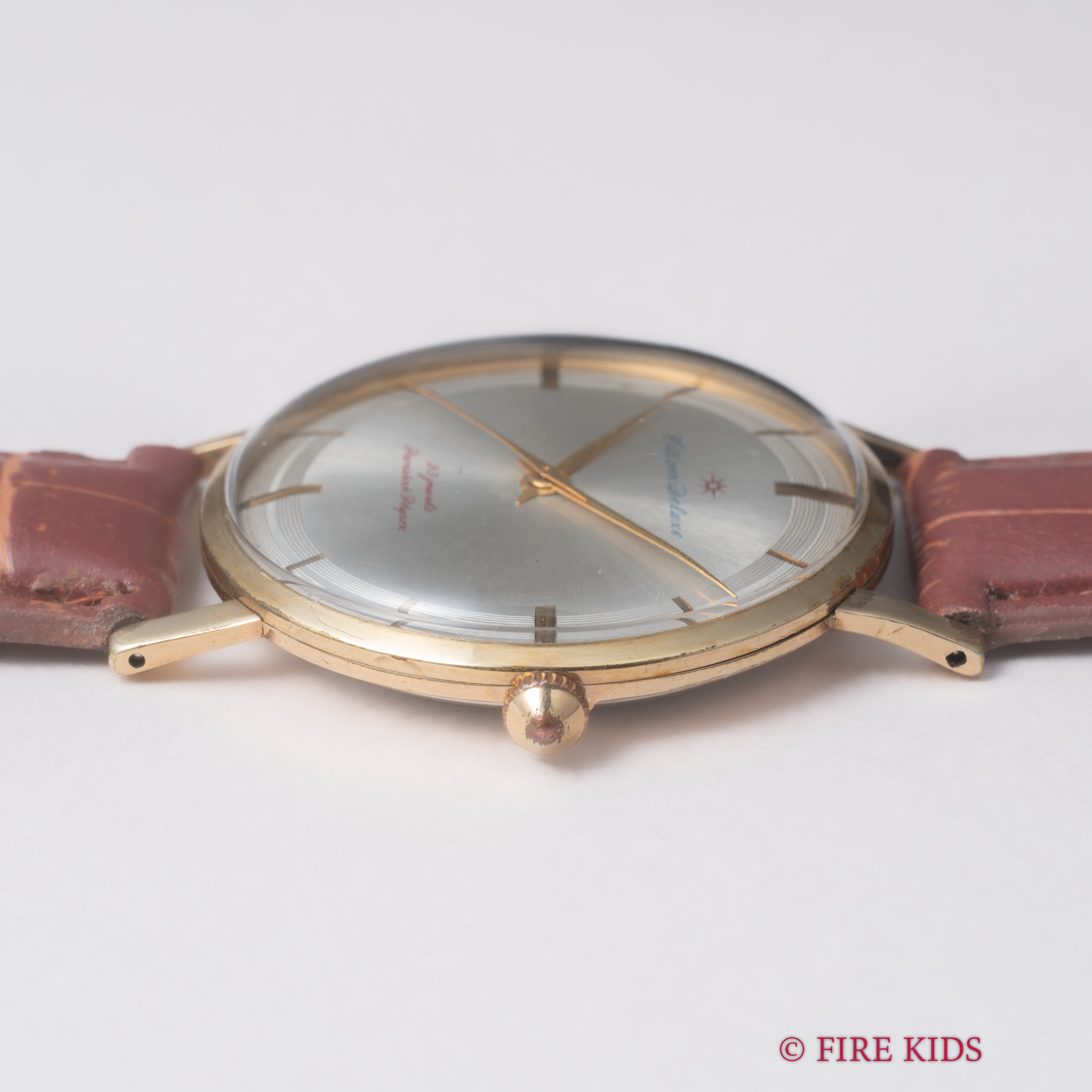 シチズン 1961年製 デラックス 手巻き 2トーンダイヤル 太陽マーク