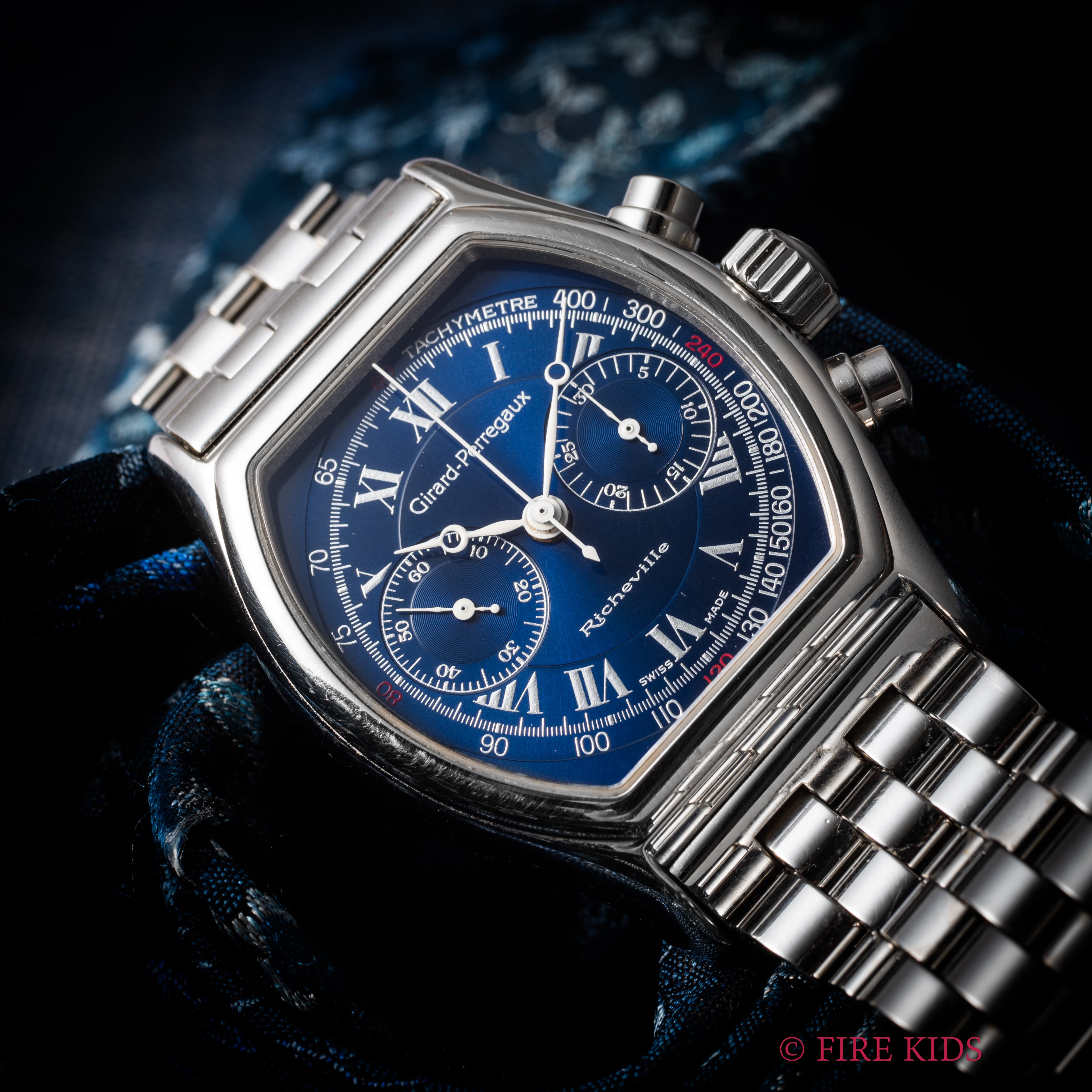 ジラール・ペルゴー リシュビル 1990年代製 Ref.2710 ブルーローマン