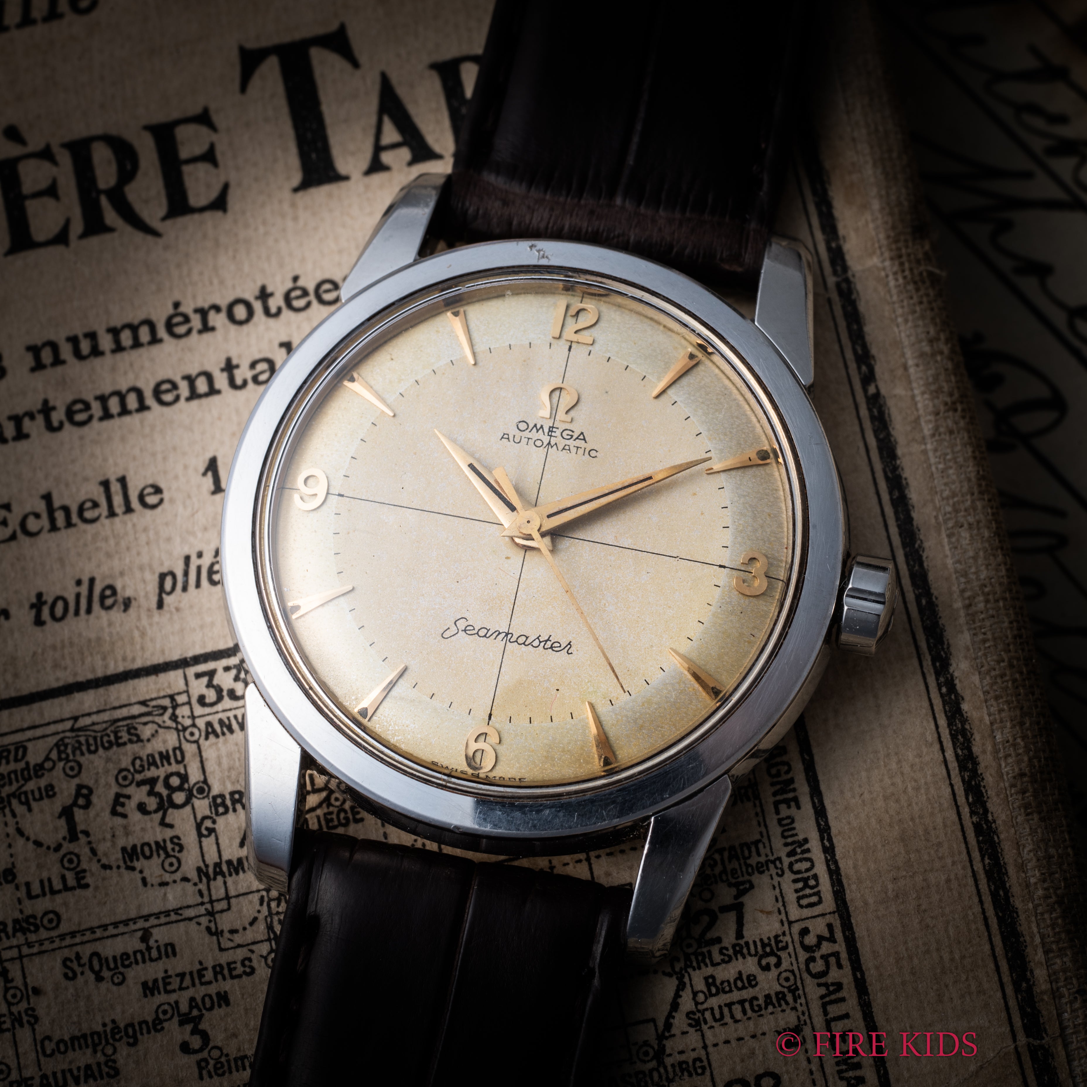 オメガ シーマスター クロスライン 自動巻き 1954年製 Ref.2846 2SC