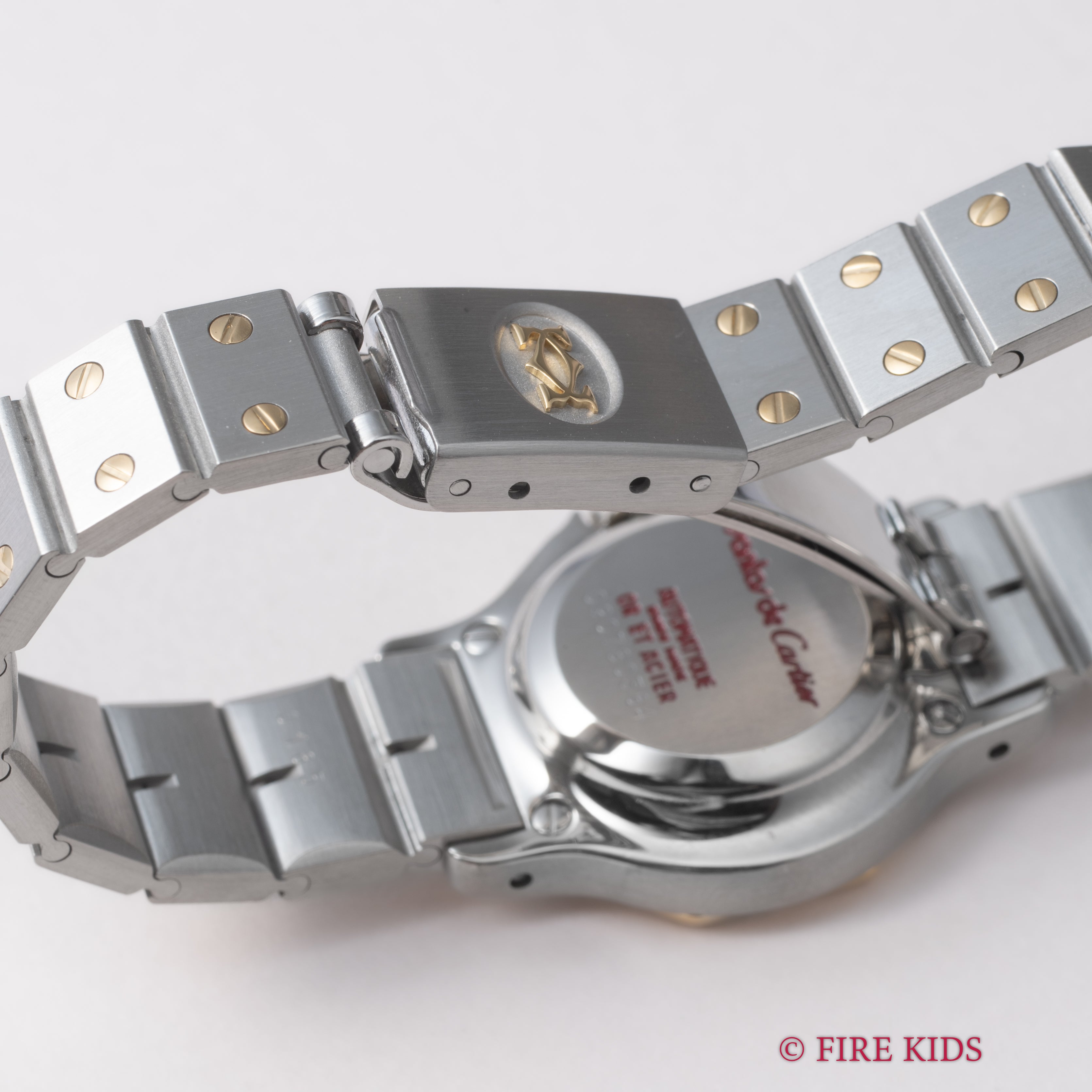 サントス オクタゴン 1980年代製 Ref.0907 SMサイズ コンビ 自動巻き ギャラ付き