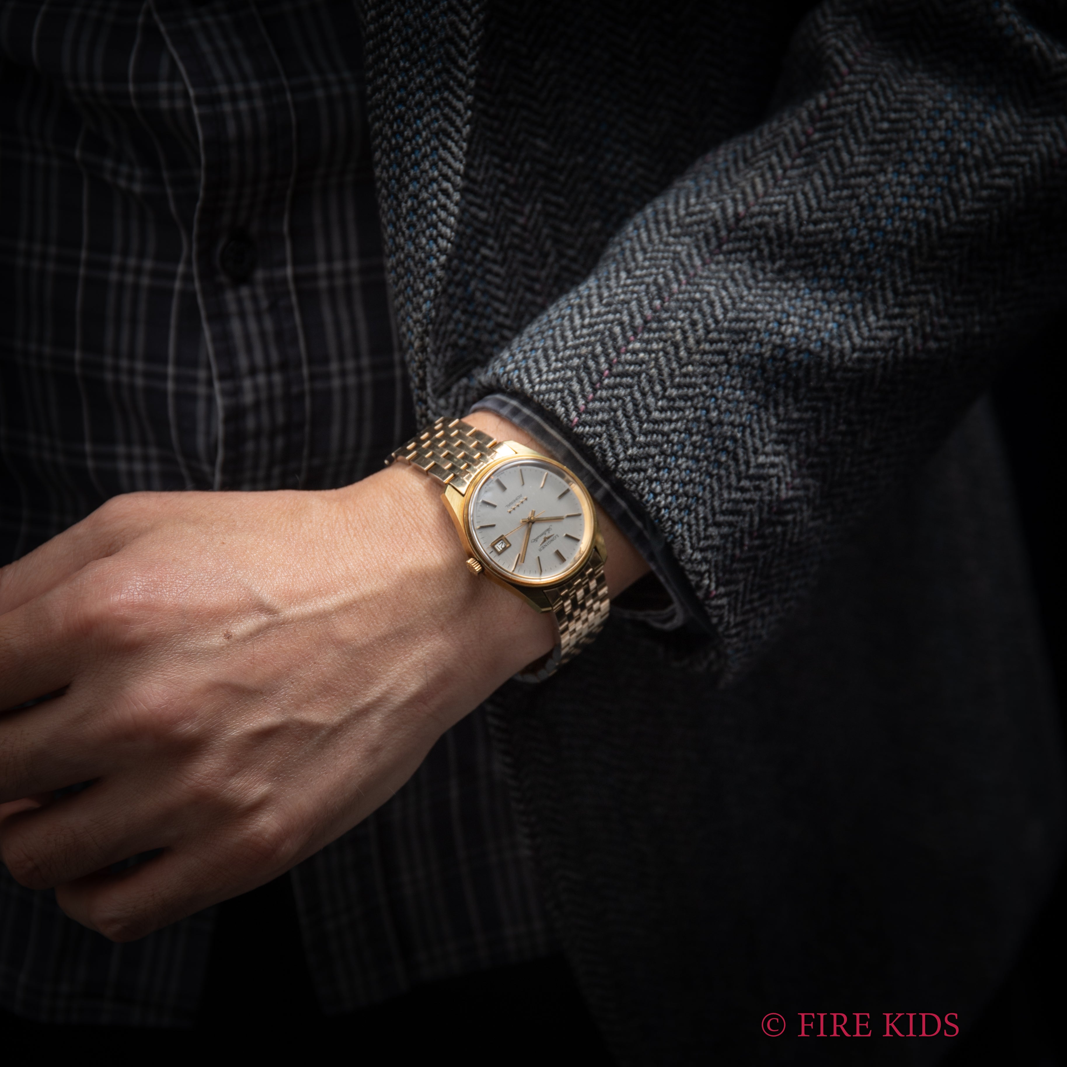 ロンジン アドミラル ファイブスター 1969年製 未使用美品 自動巻 GFケース 純正ブレス