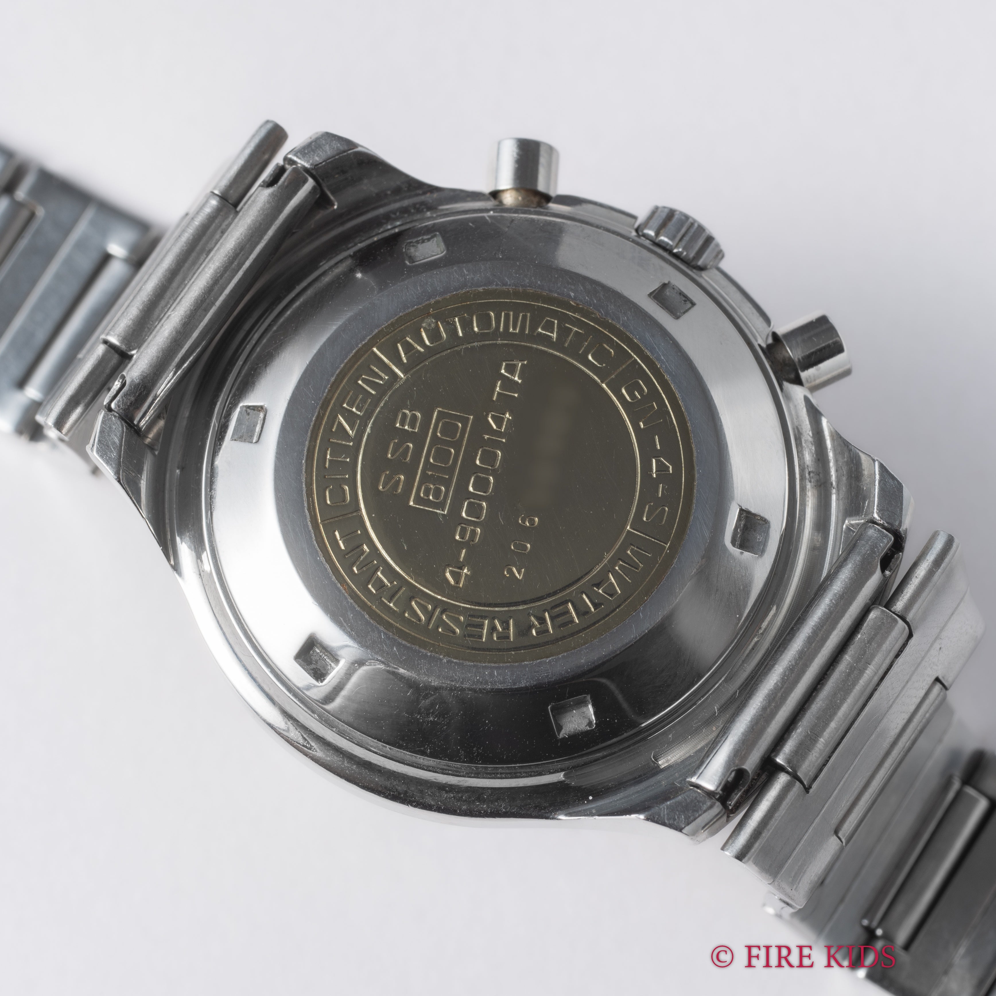 シチズン チャレンジタイマー 1972年製 ダークブルーダイヤル 自動巻フライバッククロノグラフ 純正ブレス