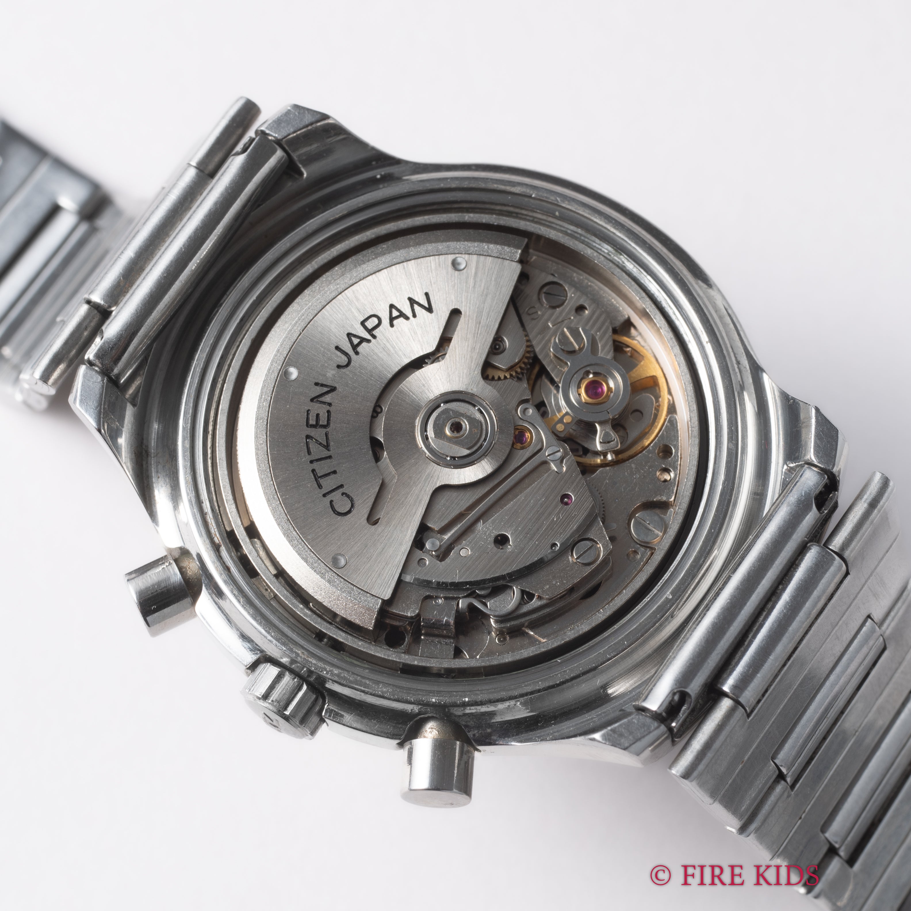 シチズン チャレンジタイマー 1972年製 ダークブルーダイヤル 自動巻フライバッククロノグラフ 純正ブレス