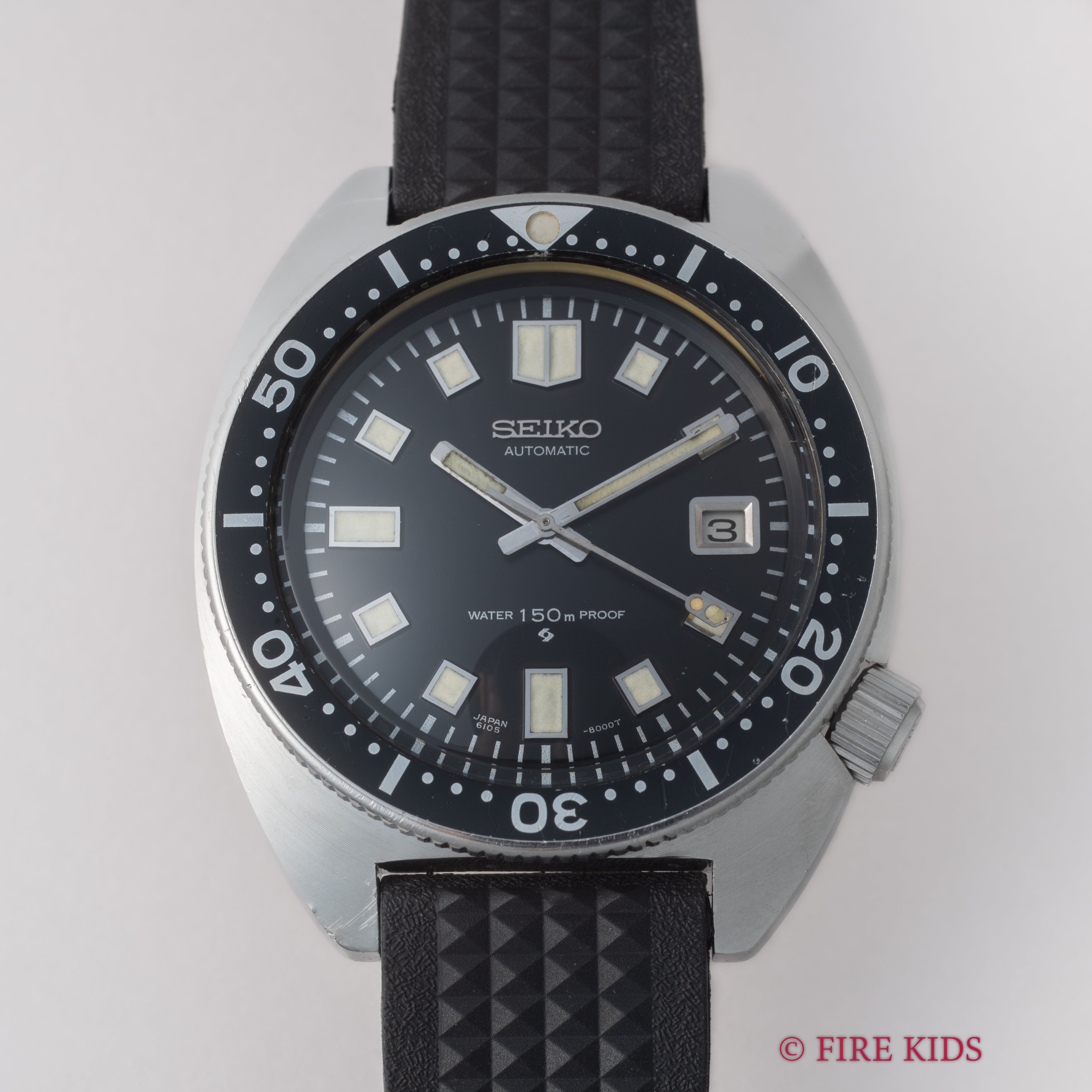 セイコー 150mダイバーセカンドモデル前期型 1969年製 Ref.6105-8000 自動巻