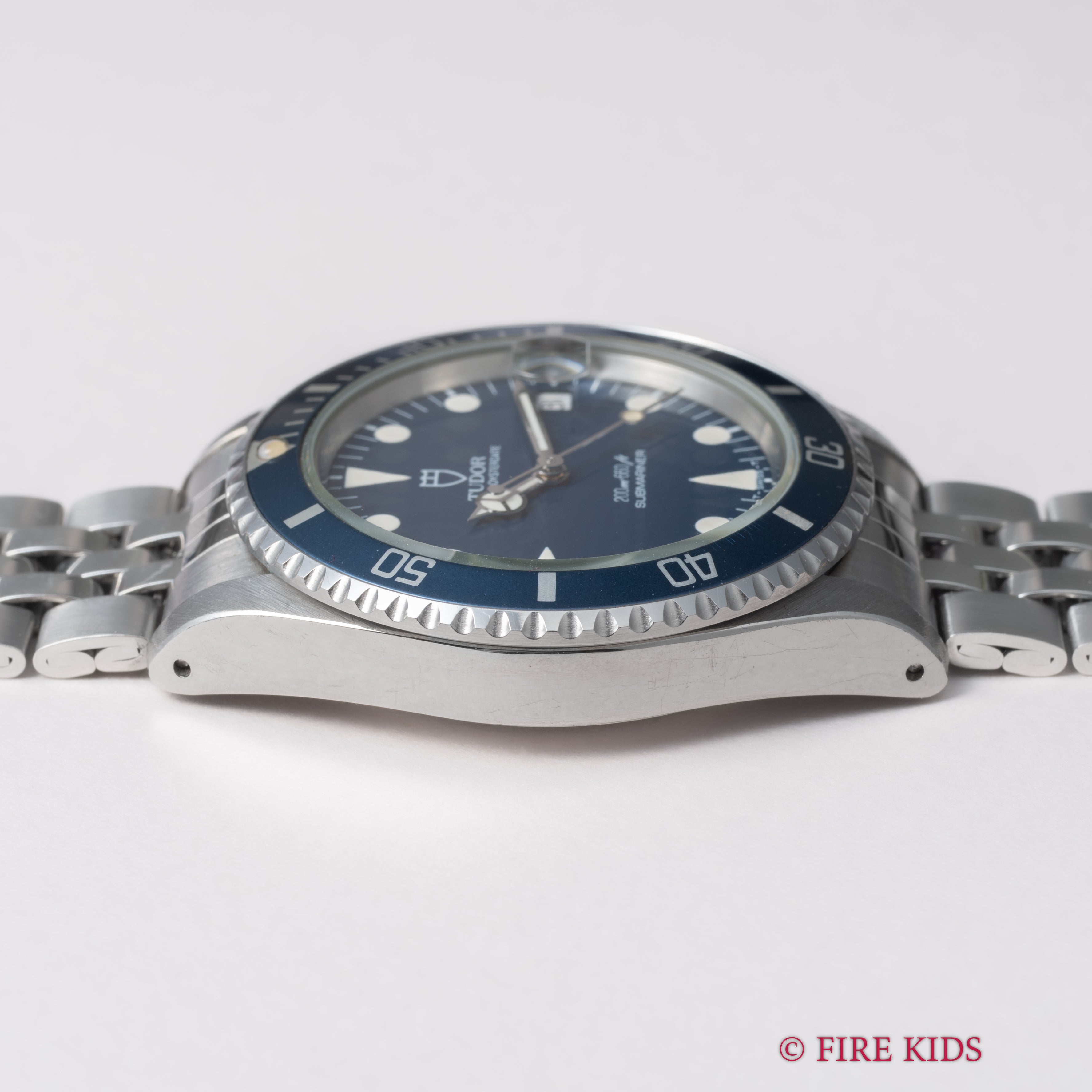 チューダー 1988年製 サブマリーナ Ref.76000 ブルー 36㎜ミッドサイズ 純正ブレス付き 箱付き