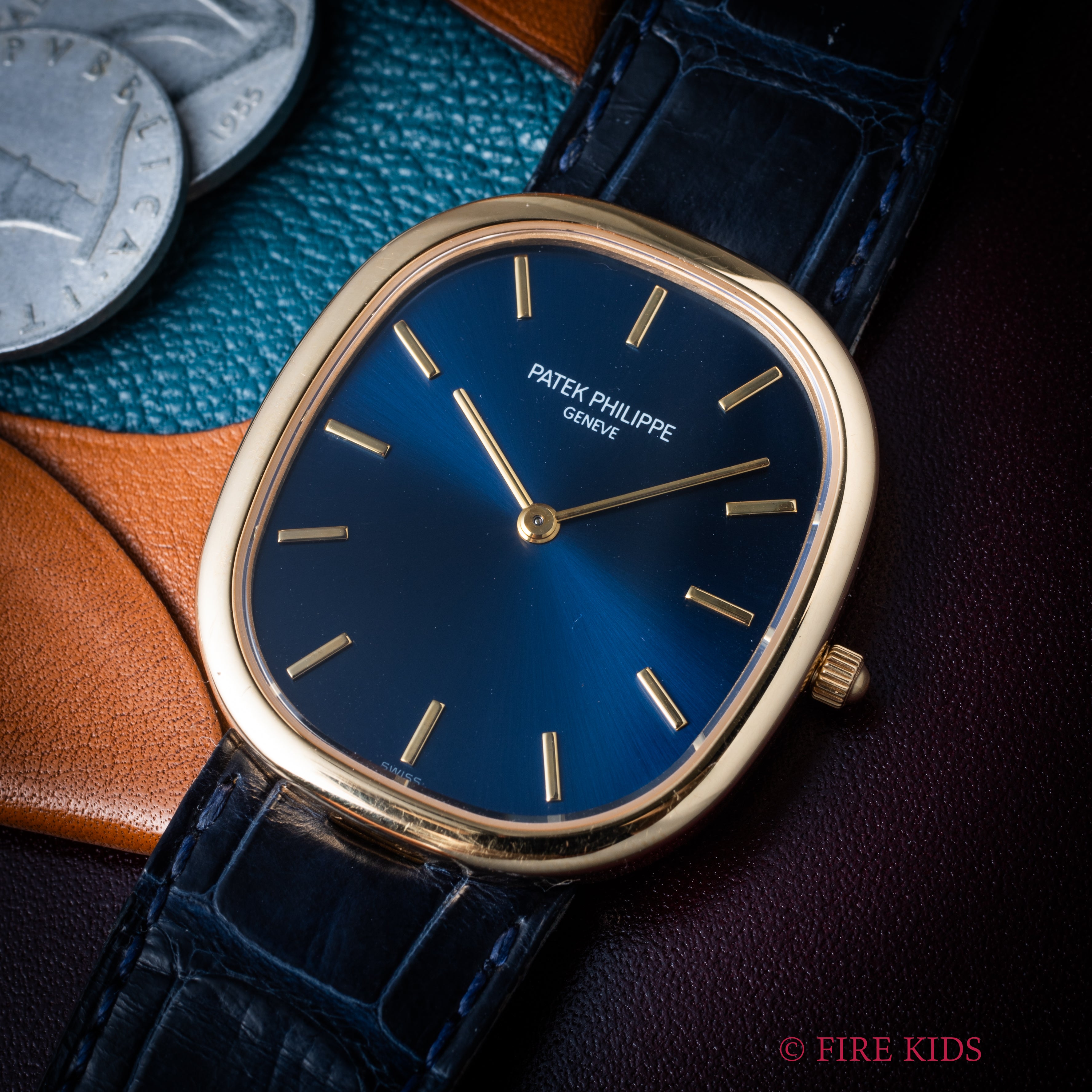 パテックフィリップ　記念皿 パテック フィリップ 1960年代製 ポケット855/1 18KWGダイヤ Cal.175