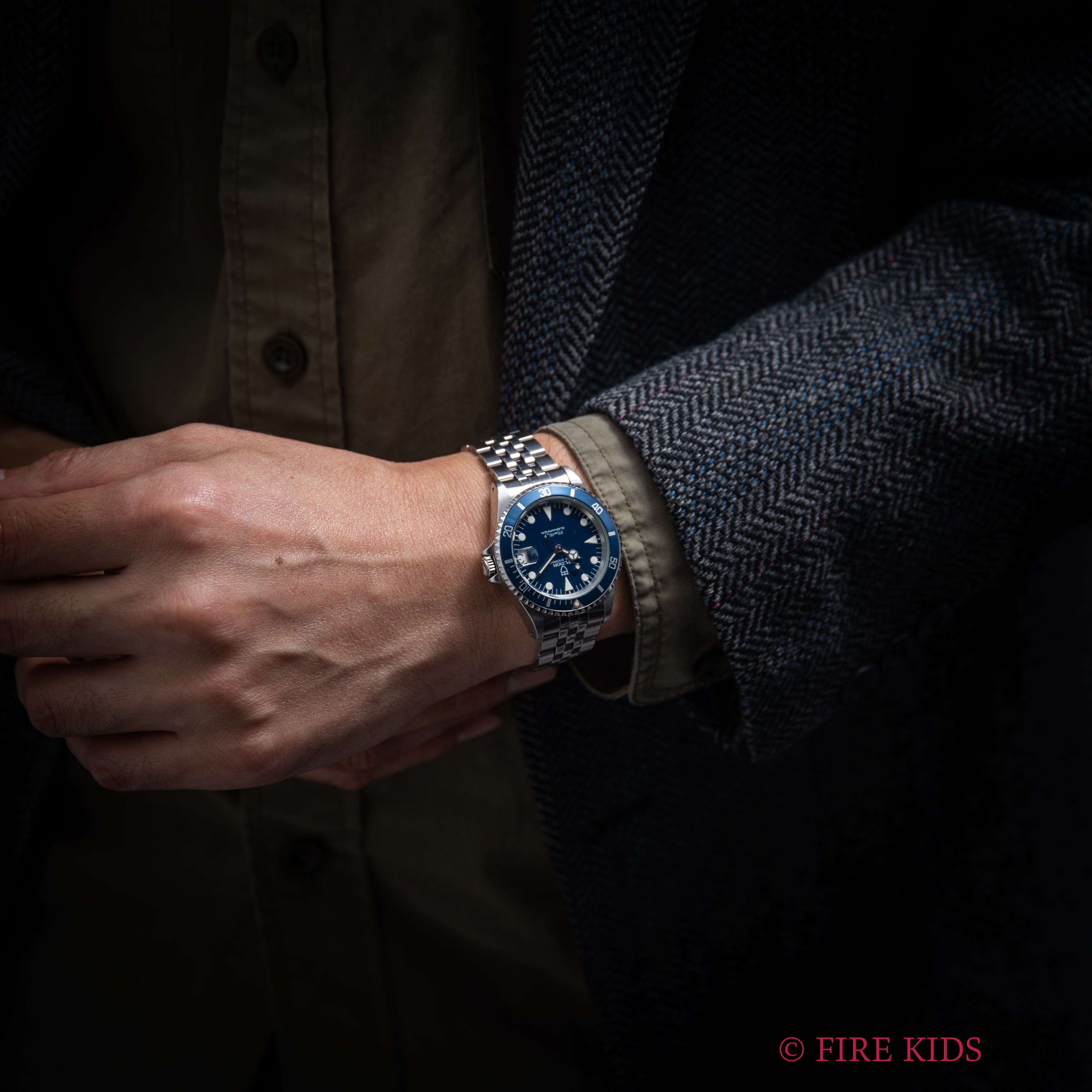 チューダー 1988年製 サブマリーナ Ref.76000 ブルー 36㎜ミッドサイズ 純正ブレス付き 箱付き