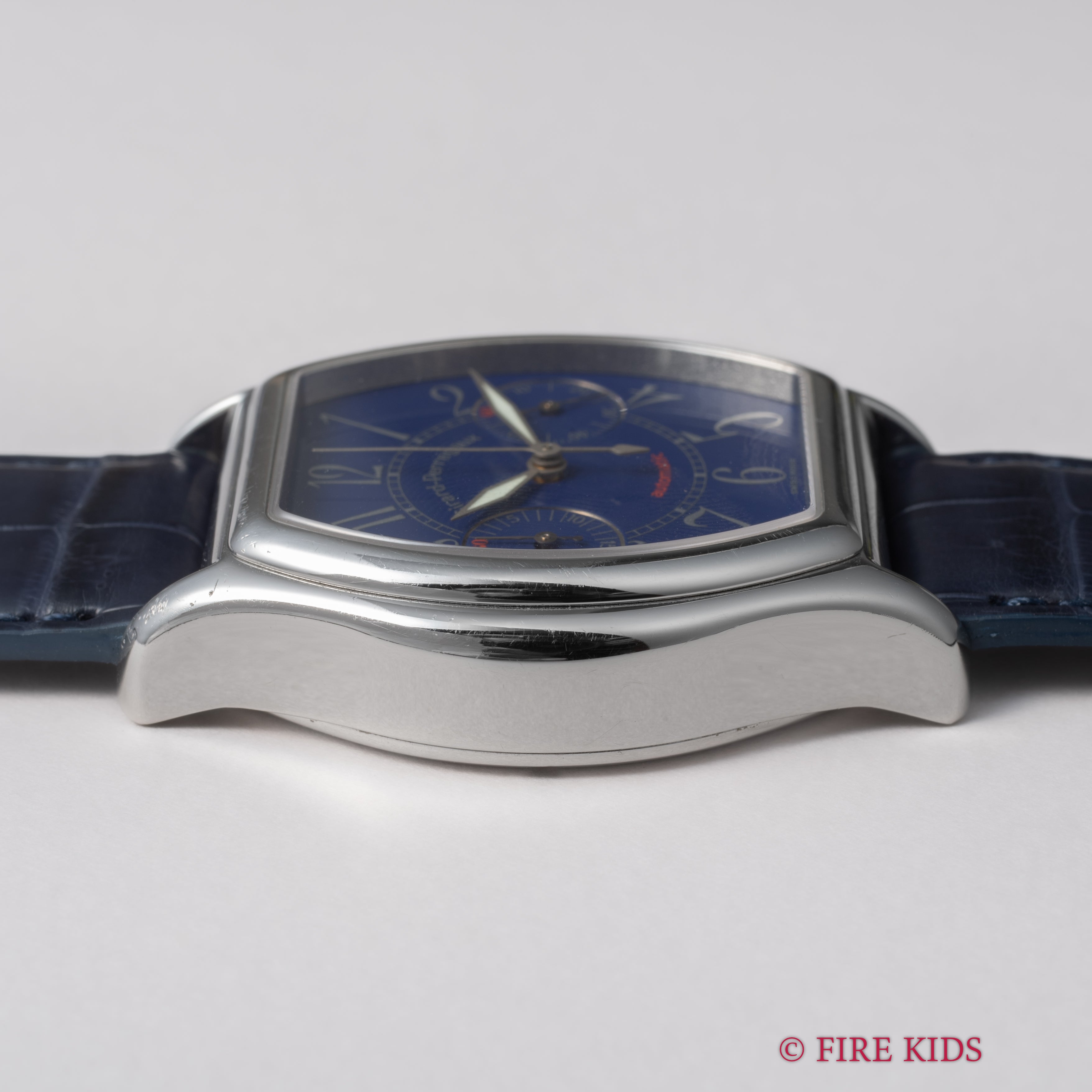 ジラールペルゴ リシュビル ブルーアラビアダイヤル 1990年代製 自動巻クロノグラフ