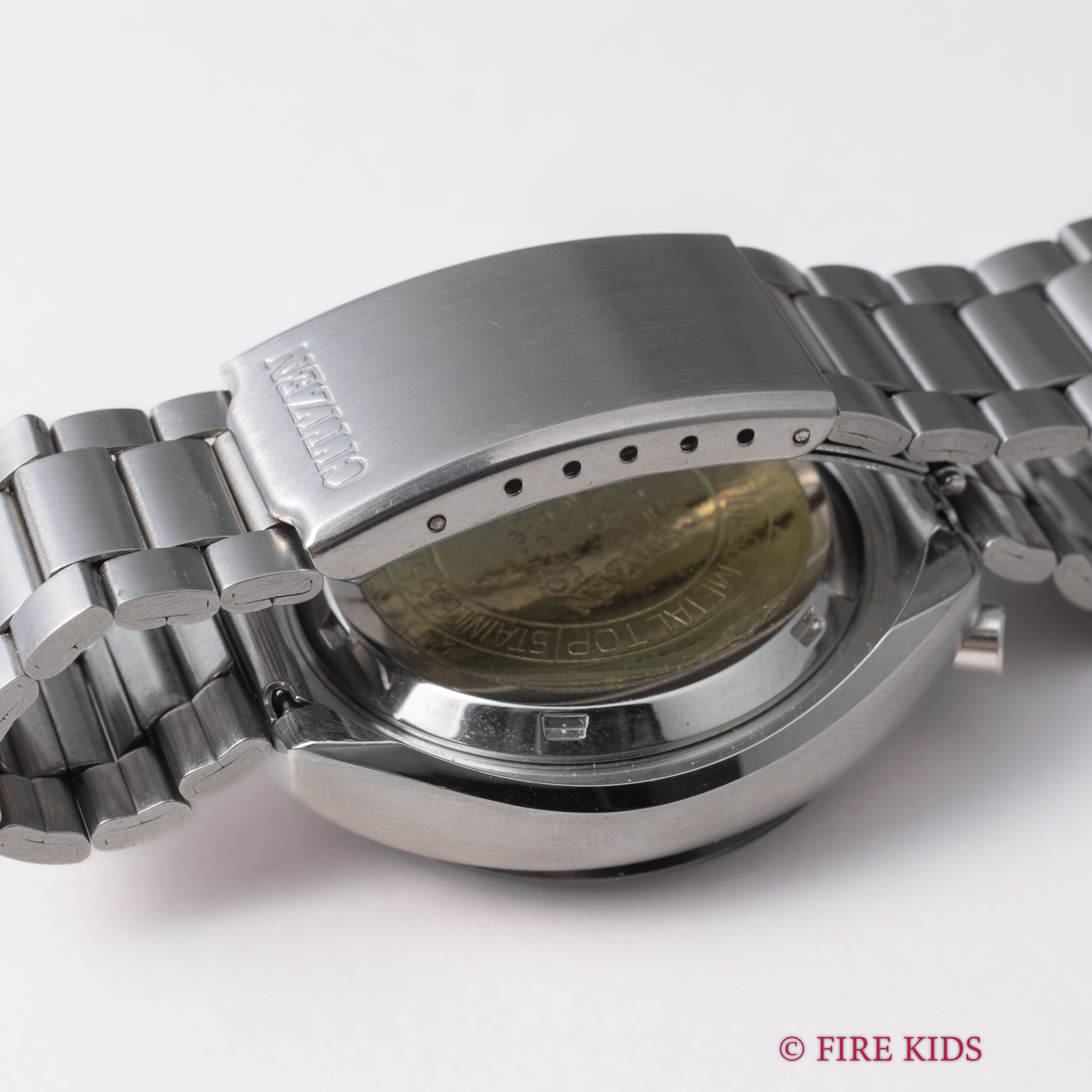 シチズン ツノクロノ チャレンジタイマー 1979年製 自動巻きクロノグラフ 純正ブレス