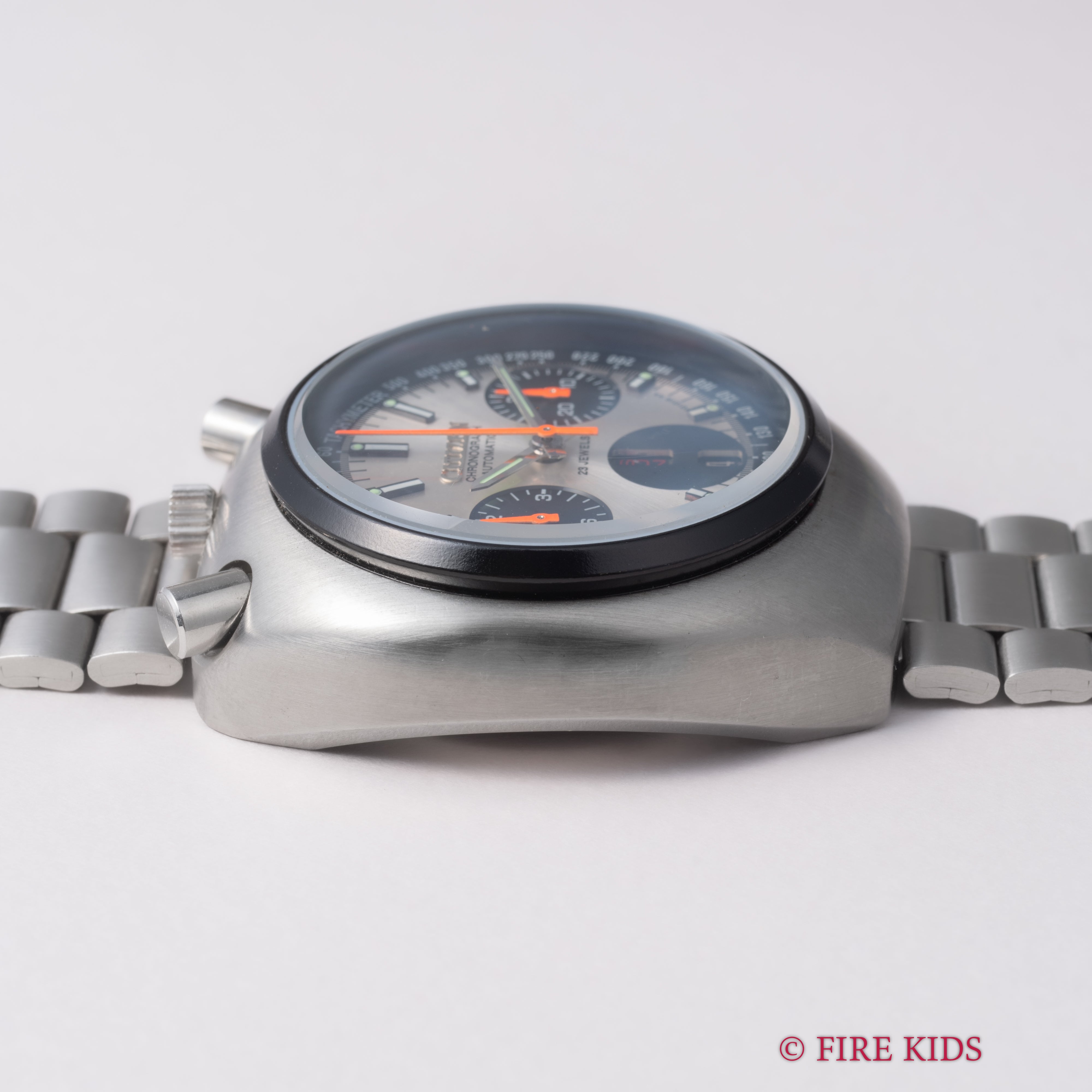 シチズン ツノクロノ チャレンジタイマー 1979年製 自動巻きクロノグラフ 純正ブレス