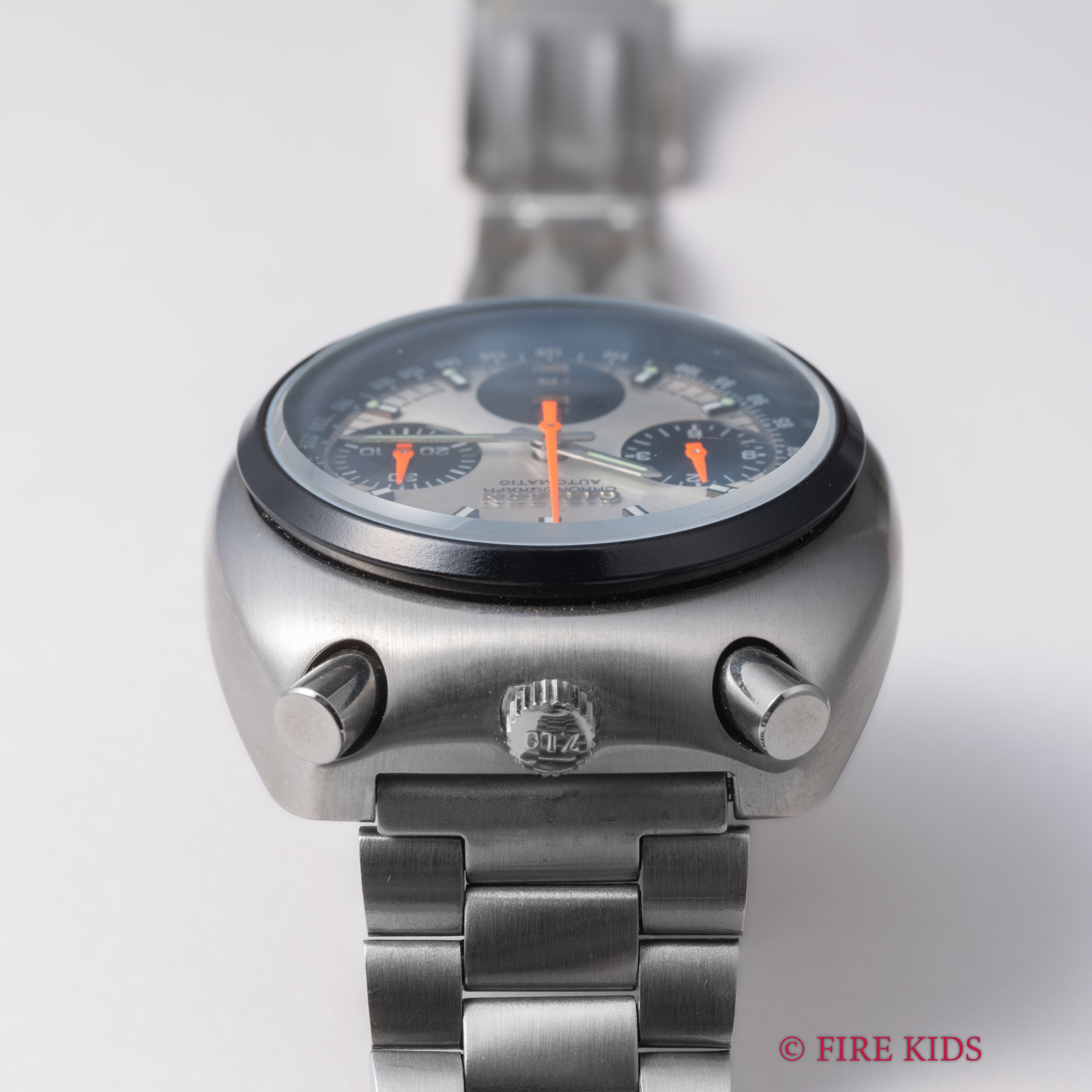 シチズン ツノクロノ チャレンジタイマー 1979年製 自動巻きクロノグラフ 純正ブレス