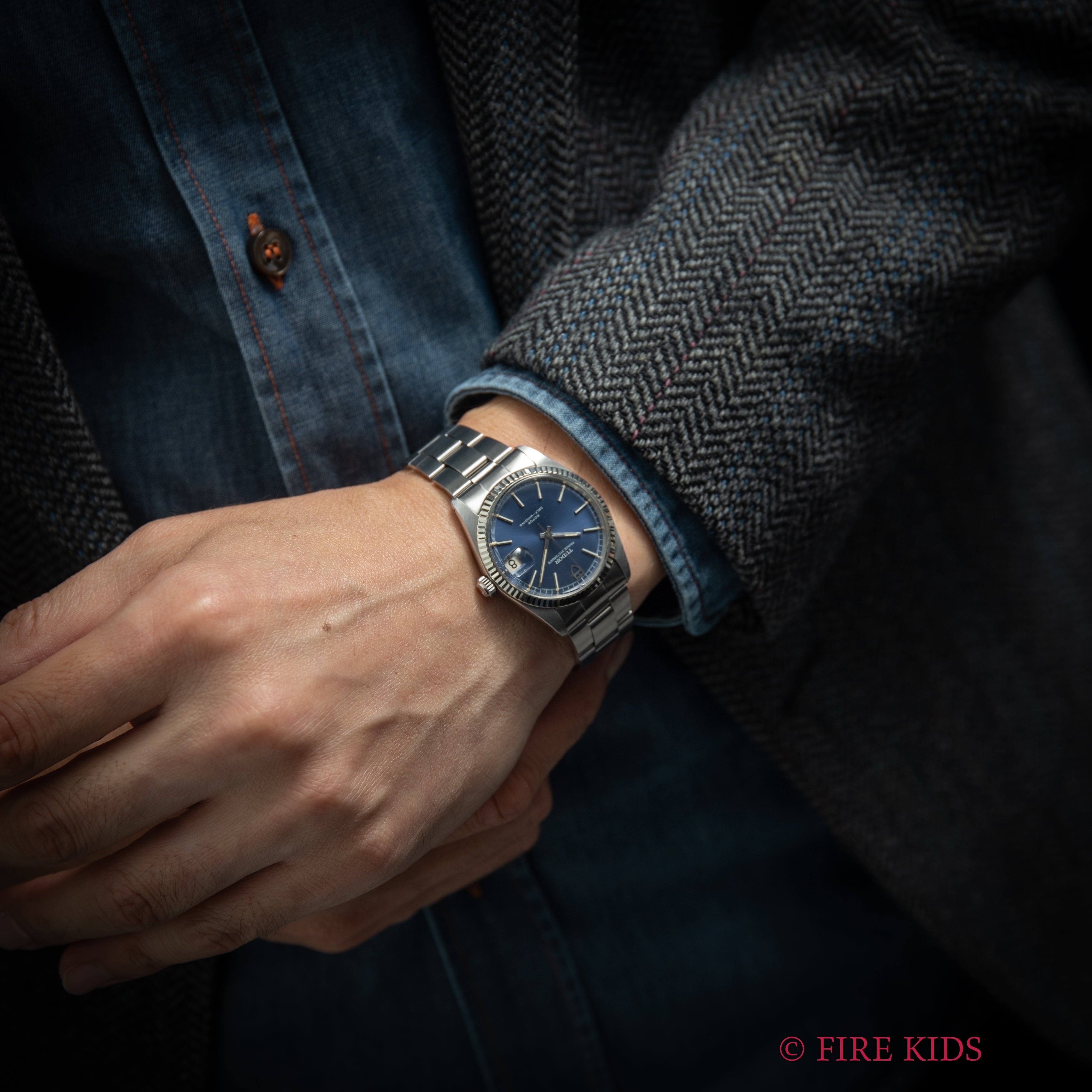 チューダー プリンスオイスターデイト 1968年製 Ref.9071/4 自動巻 シルバーダイヤル ギャラ、タグ付き