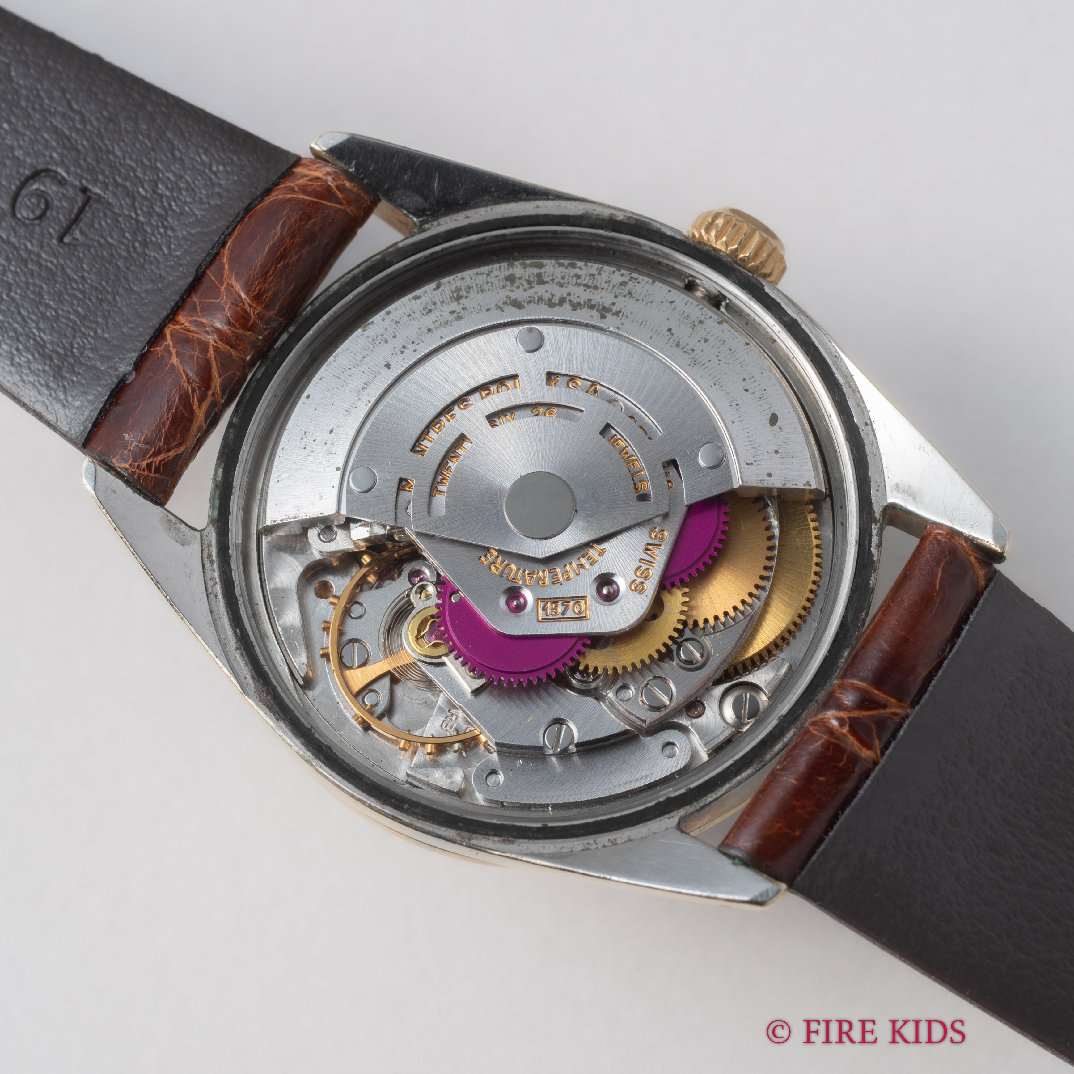 ロレックス オイスターパーペチュアル 1972年製 Ref.1024 金張り 自動巻 Cal.1570