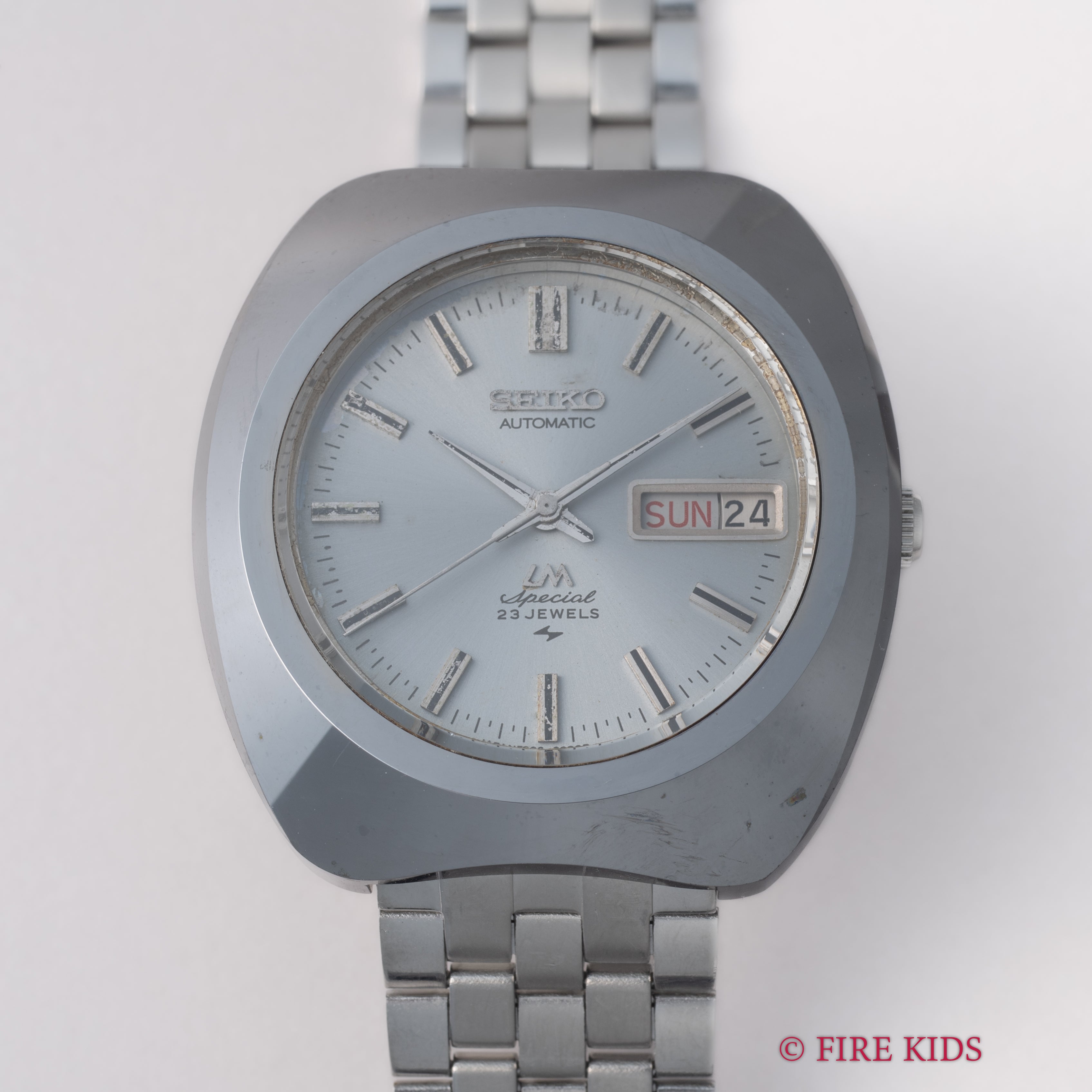 セイコー ロードマチックスペシャル 超硬ケース 1972年製 自動巻 純正ブレス