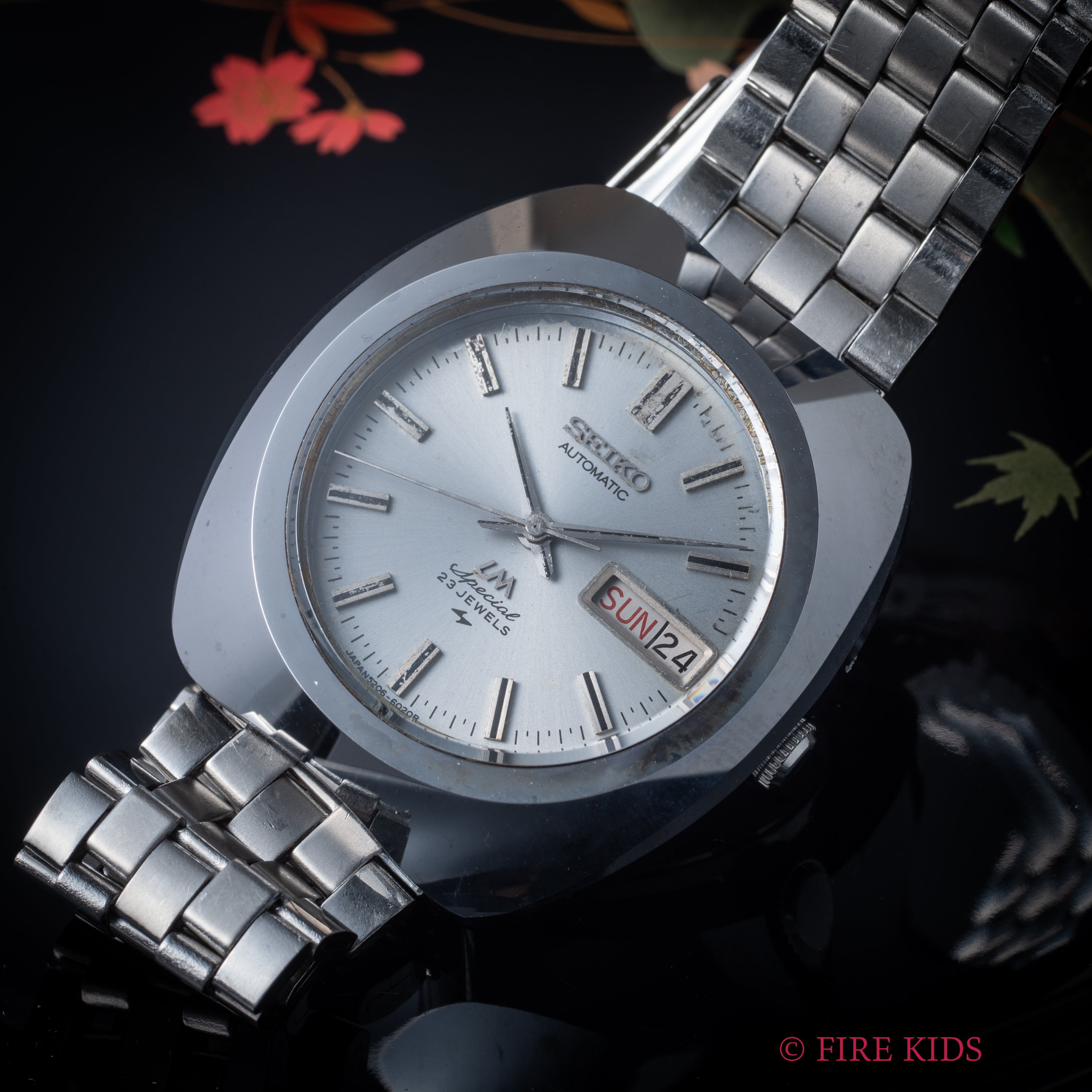 セイコー ロードマチックスペシャル 超硬ケース 1972年製 自動巻 純正ブレス