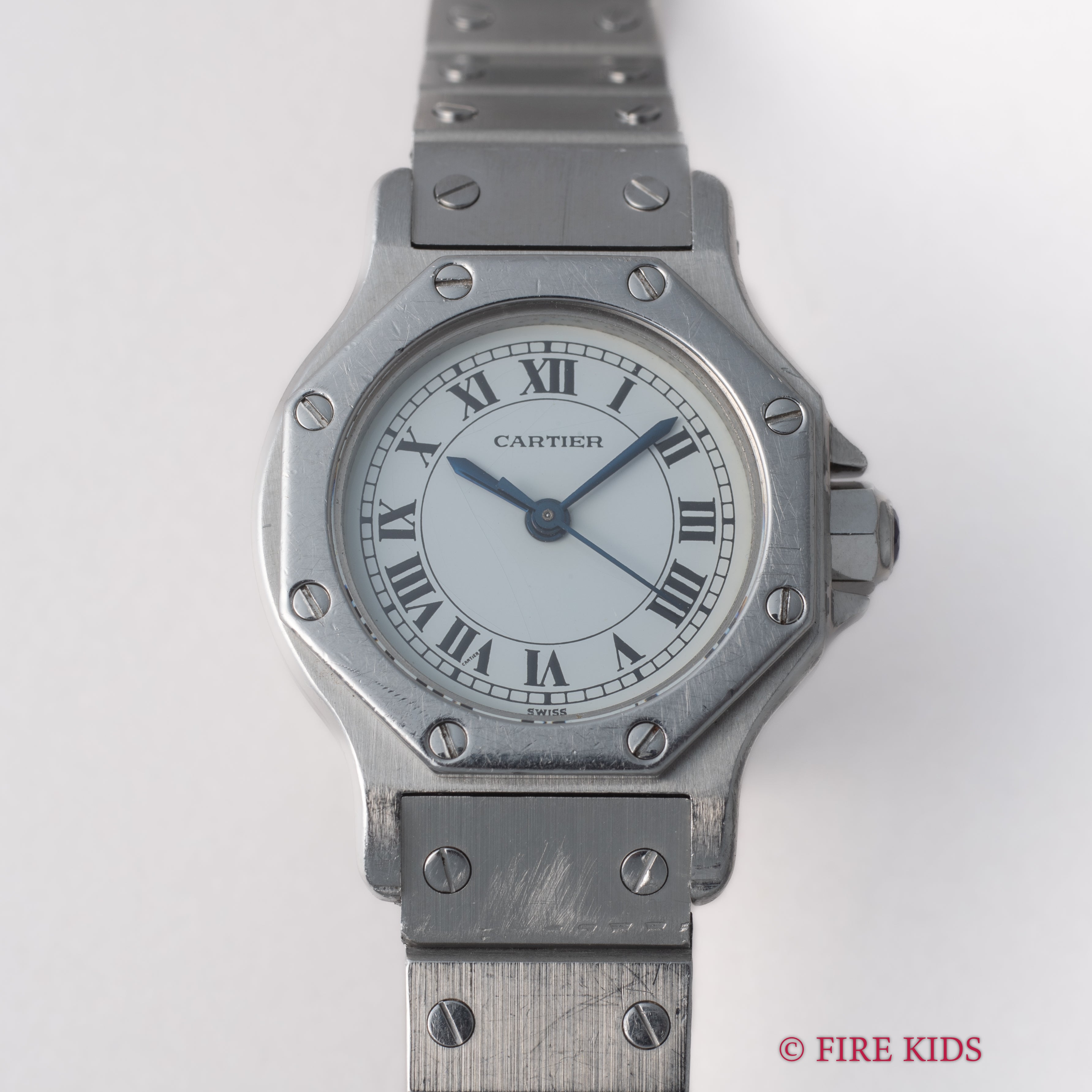 カルティエ サントス オクタゴン 1980年代製 Ref.0906 SMサイズ ステンレス