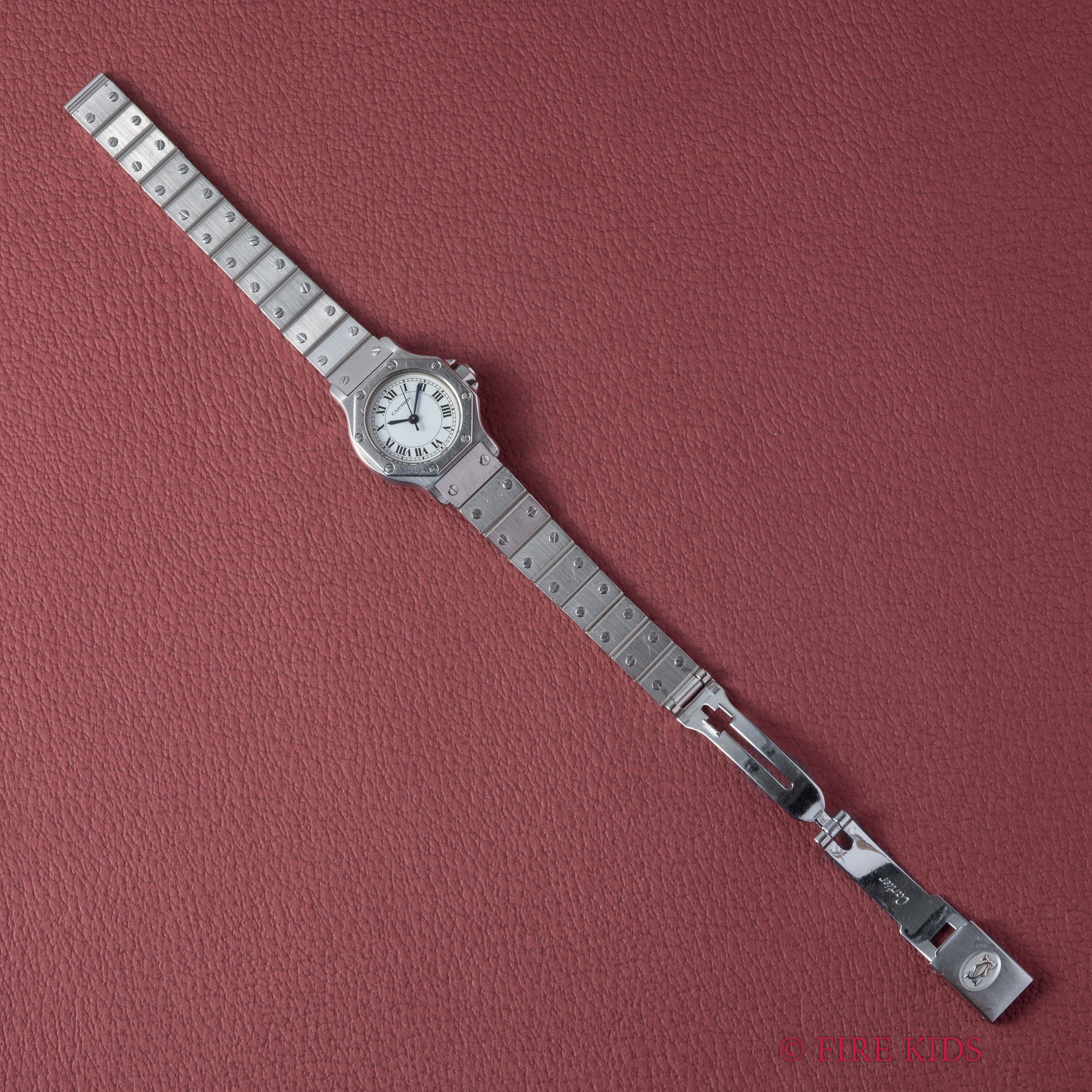 カルティエ サントス オクタゴン 1980年代製 Ref.0906 SMサイズ ステンレス