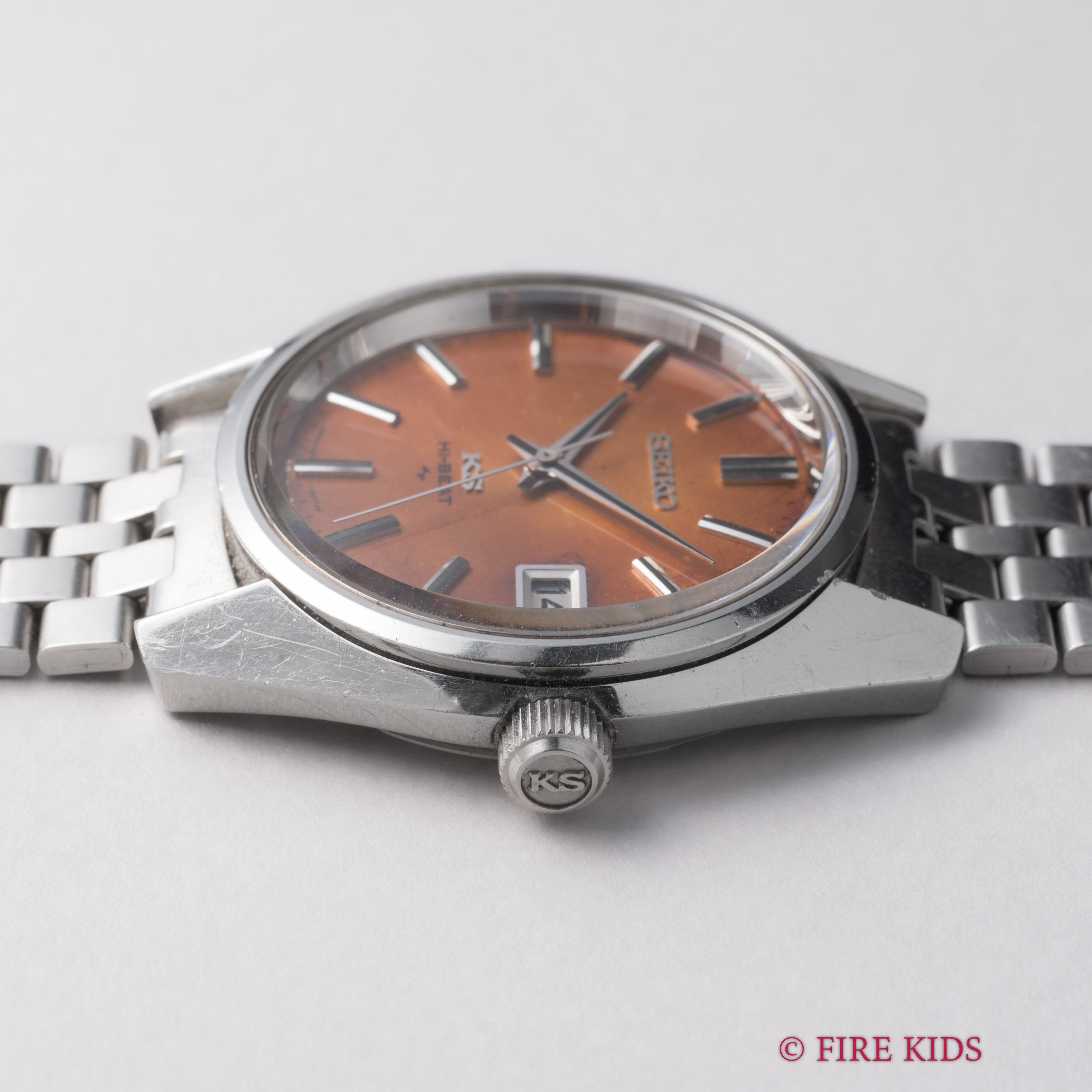 キングセイコー 1969年製 Ref.4502-7000 10振動手巻 45KS パティーナダイヤル