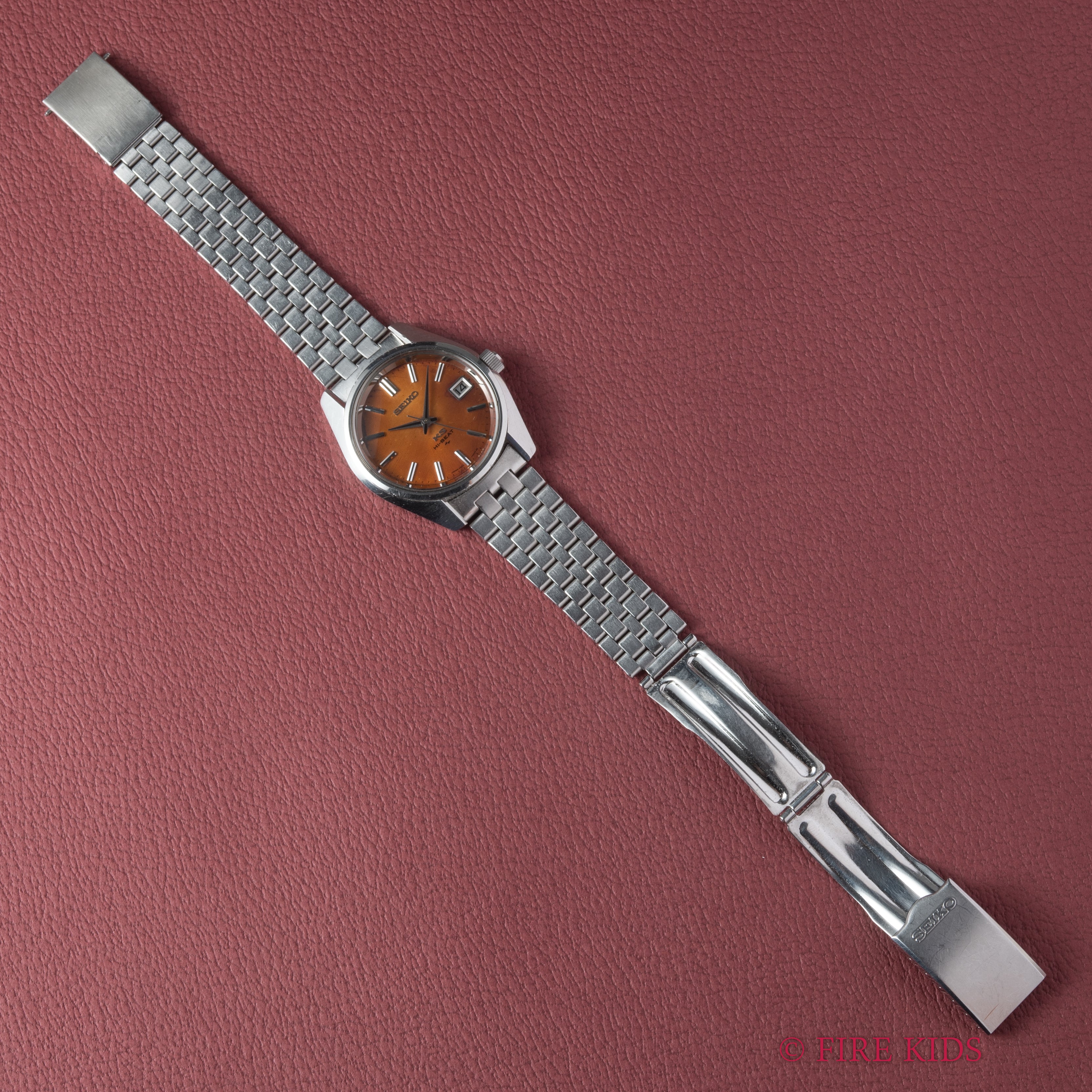 キングセイコー 1969年製 Ref.4502-7000 10振動手巻 45KS パティーナダイヤル