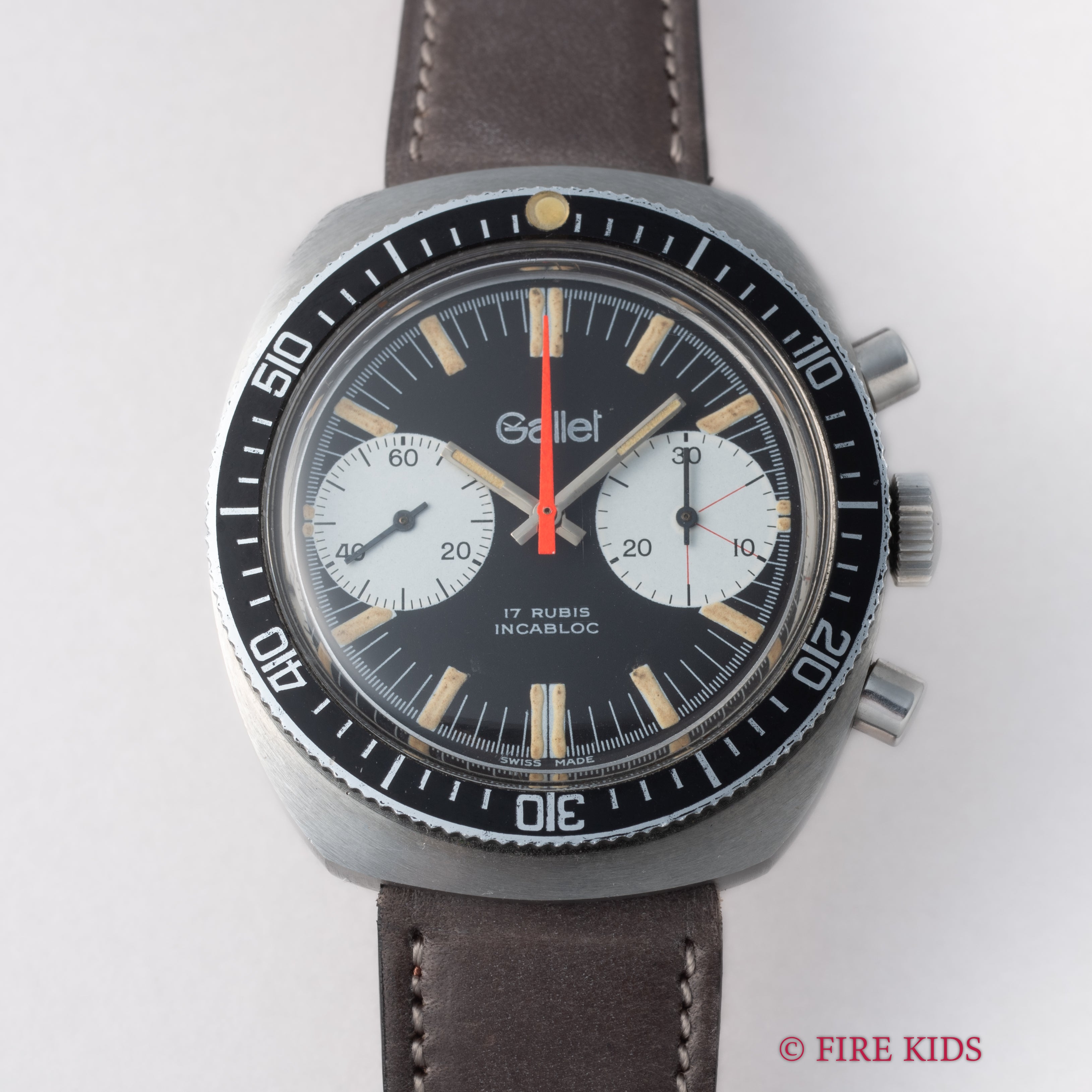 ギャレット ミリタリークロノグラフ フランス外人部隊 1960年代後半~70年代前半製