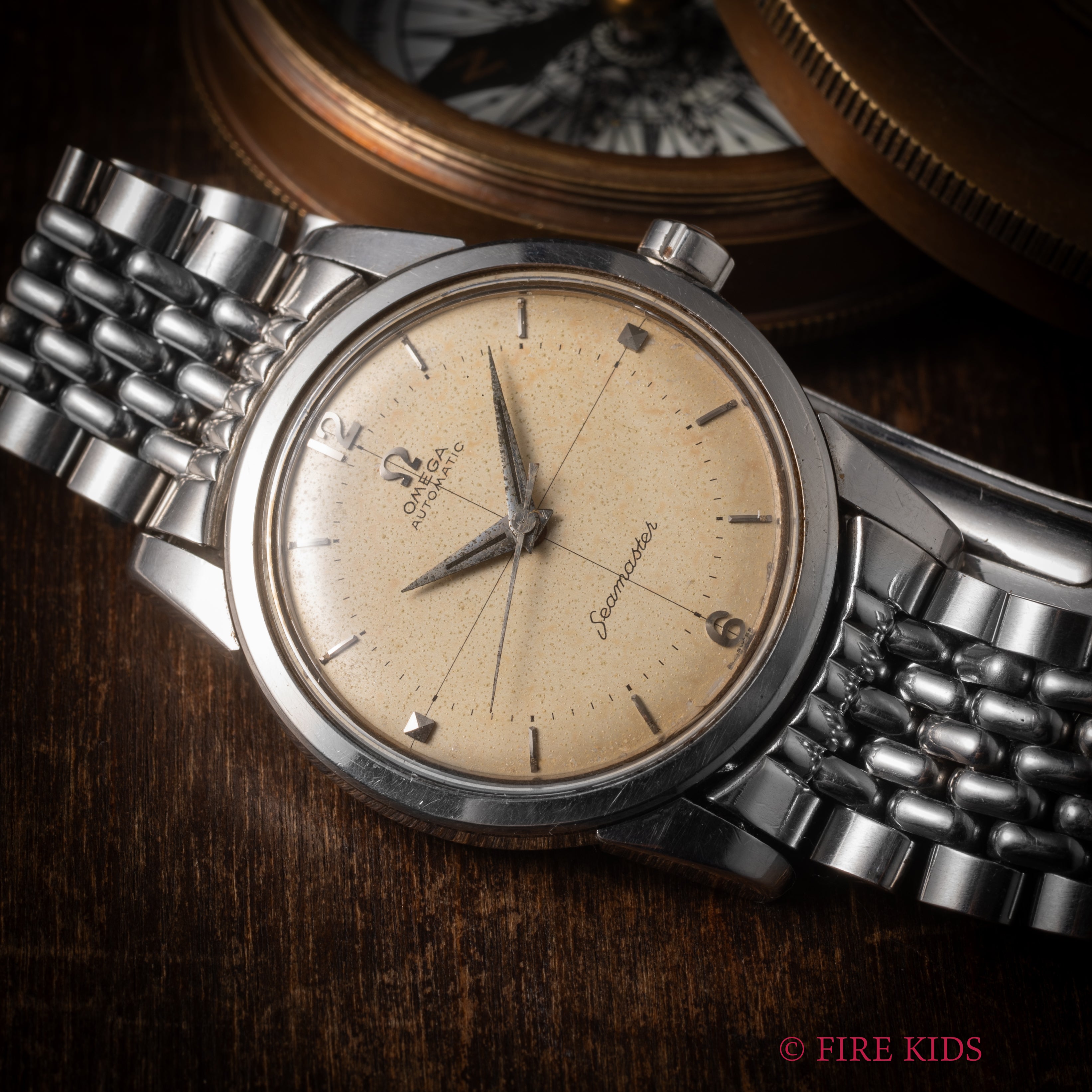 オメガ シーマスター クロスライン 1958年製 自動巻き 純正ブレス