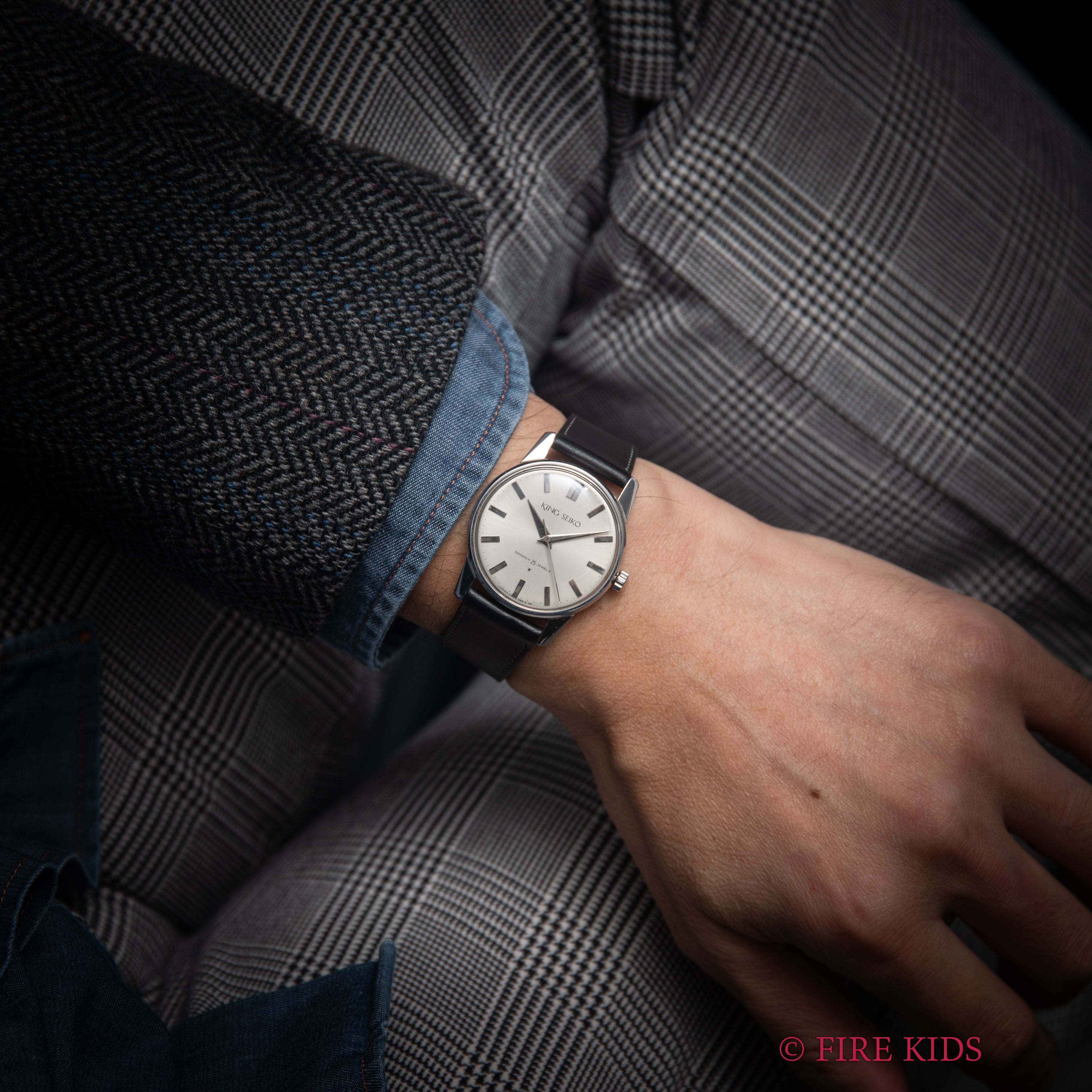 キングセイコー ファーストモデル ステンレスケース ADダイヤル 1963年製 Ref.15034 手巻き