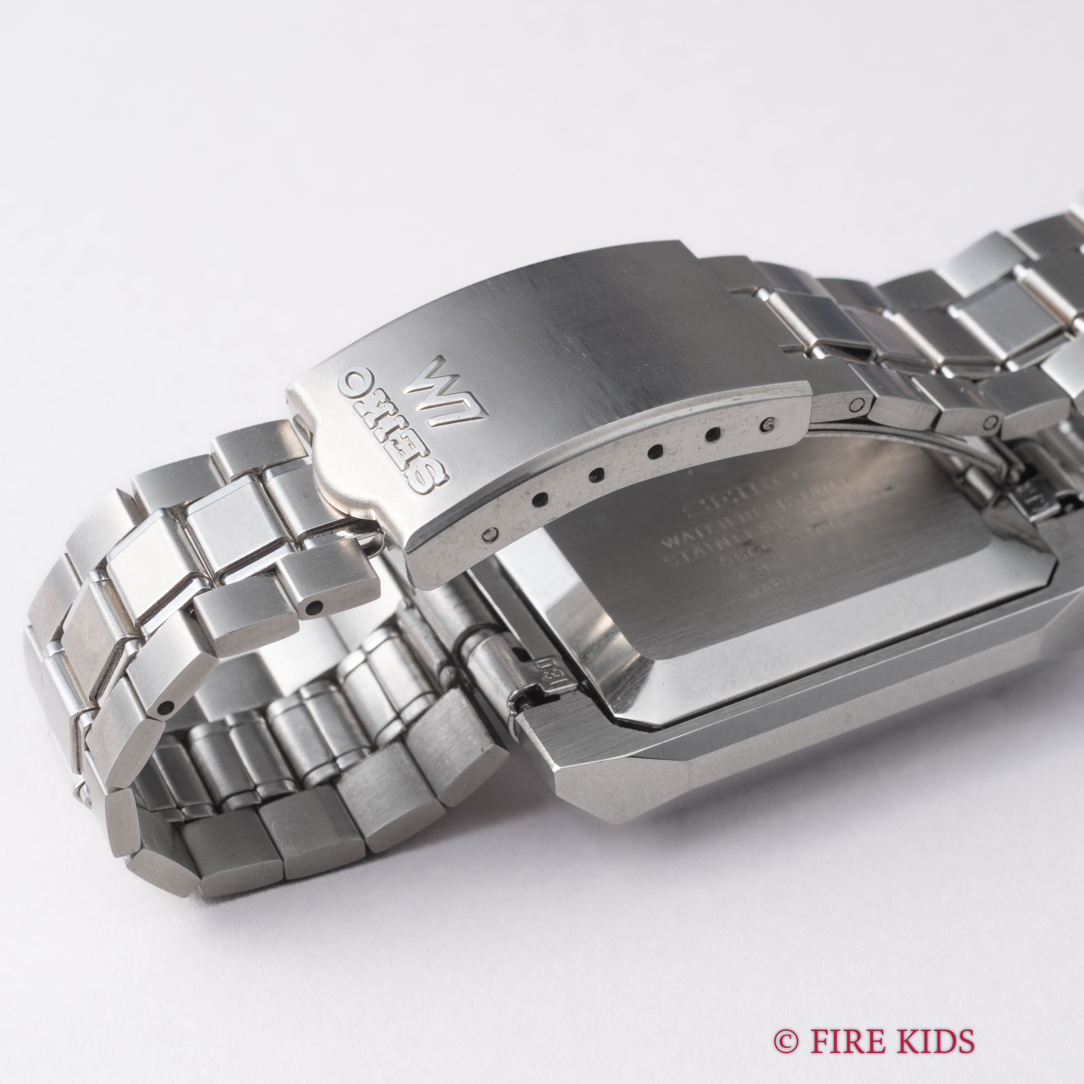 セイコー ロードマチック スクエアケース Ref.5606-5160 タグ付き ブルーダイヤル 純正ブレス タグ付き