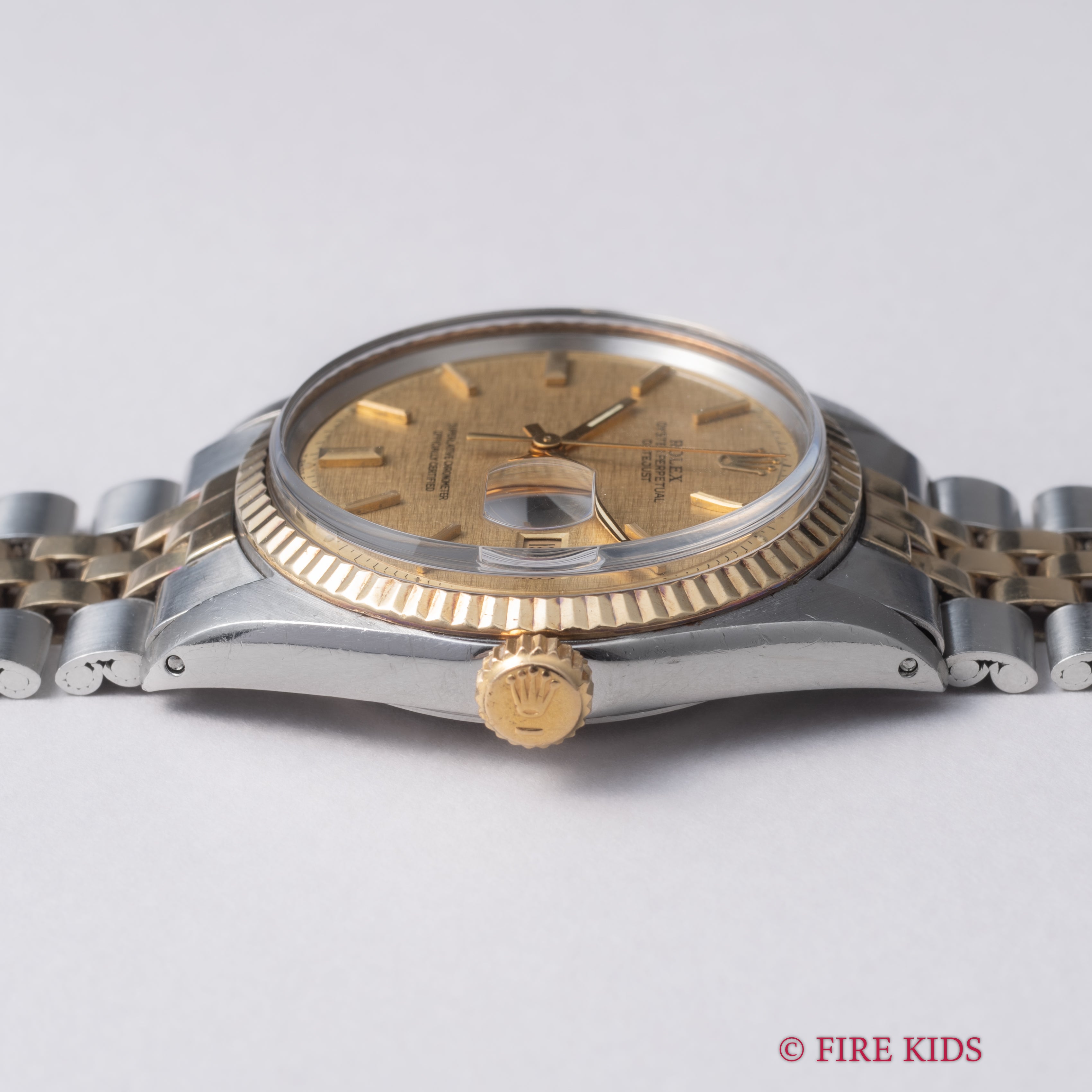 ロレックス デイトジャスト コンビ 1971年製 Ref.1601 リネンダイヤル