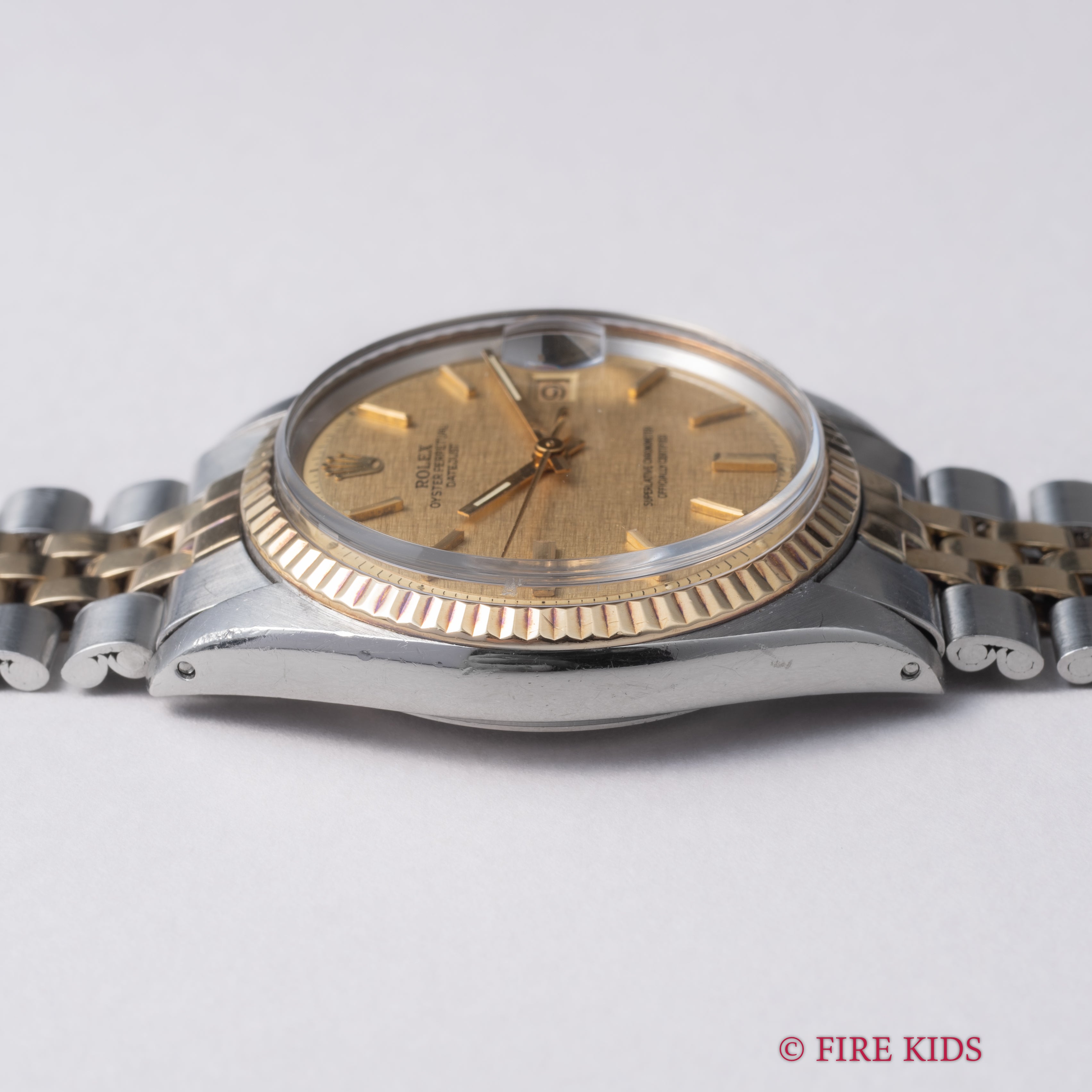 ロレックス デイトジャスト コンビ 1971年製 Ref.1601 リネンダイヤル