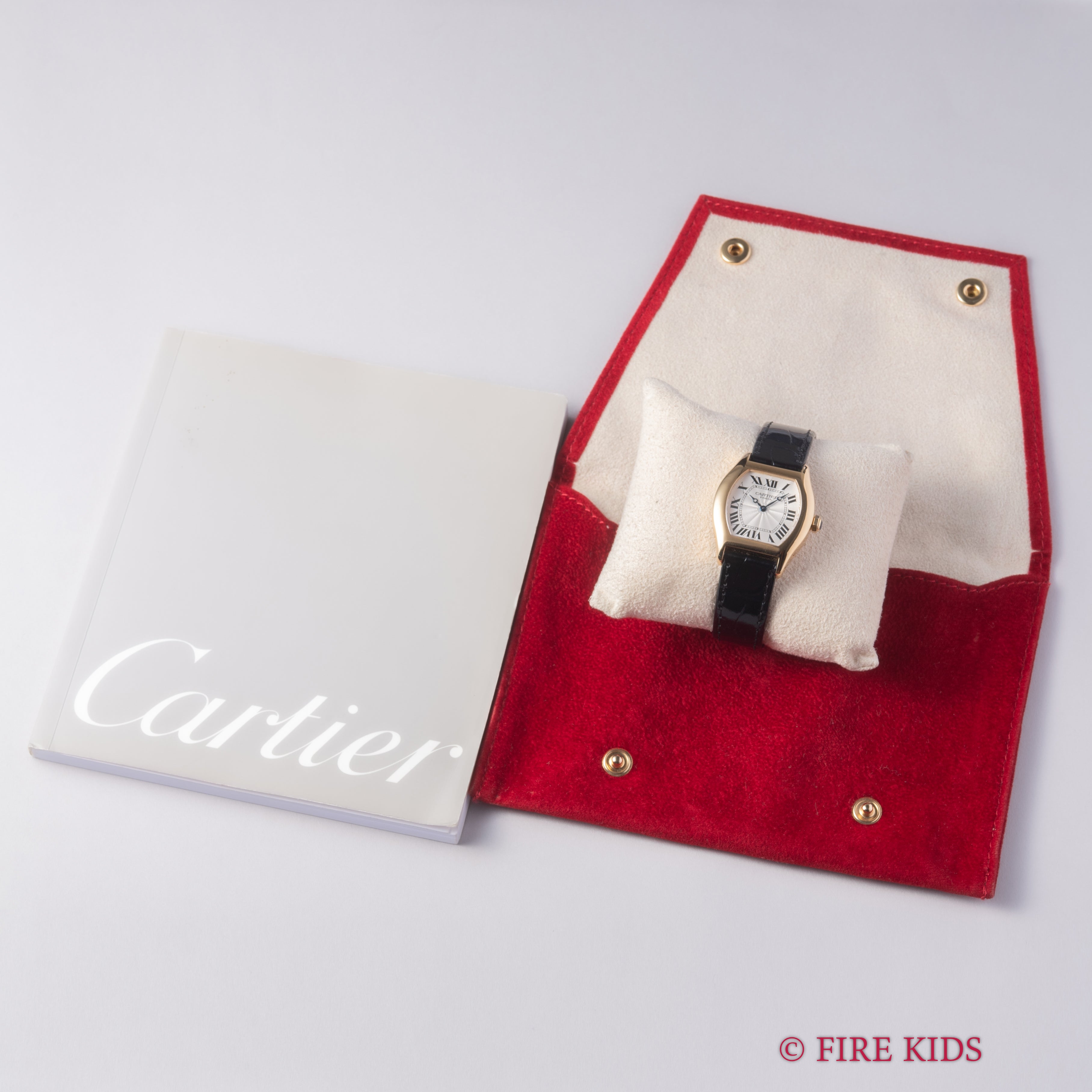 カルティエ トーチュ CPCP 2003年製 裏スケルトン 18金無垢イエローゴールド 純正金無垢Dバックル