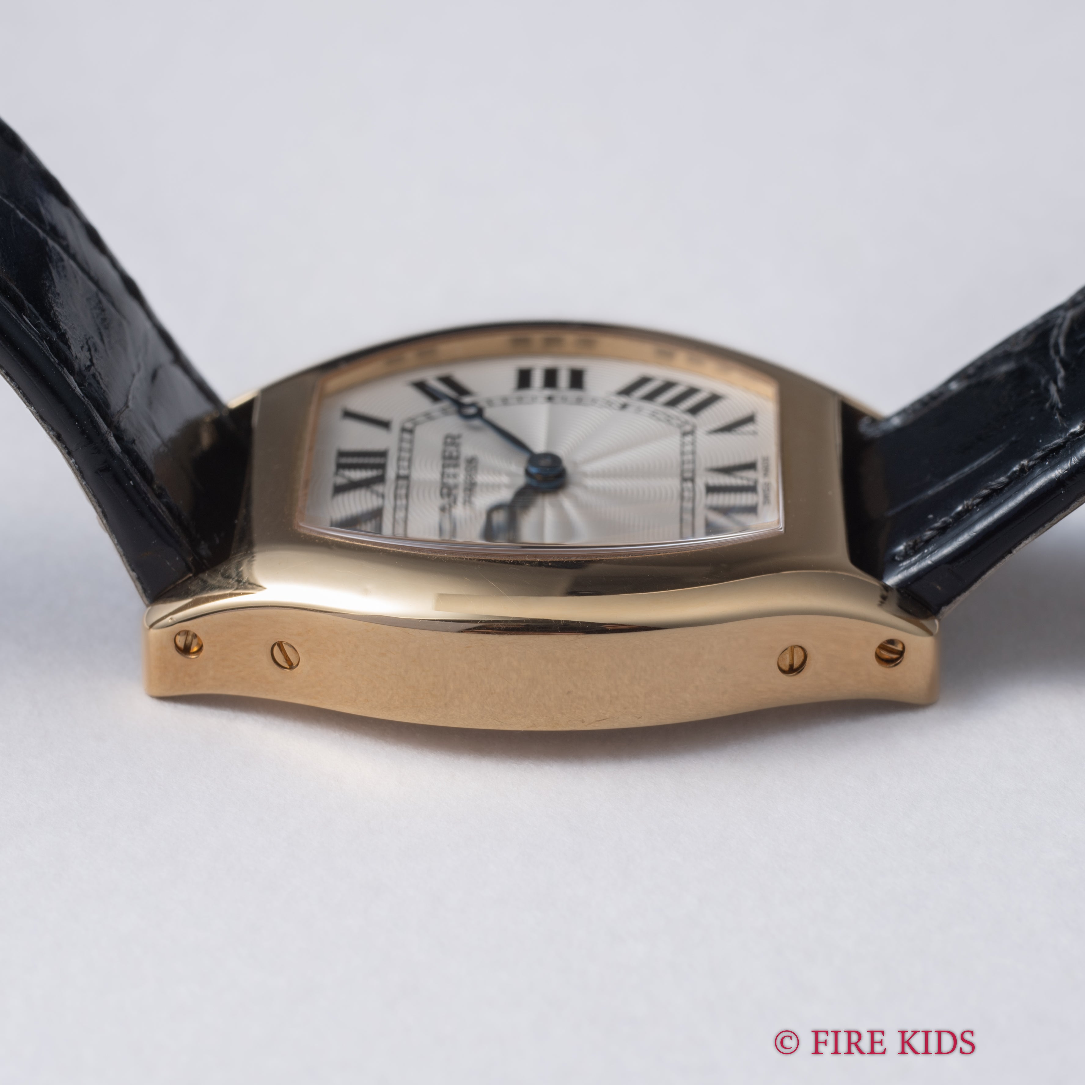 カルティエ トーチュ CPCP 2003年製 裏スケルトン 18金無垢イエローゴールド 純正金無垢Dバックル