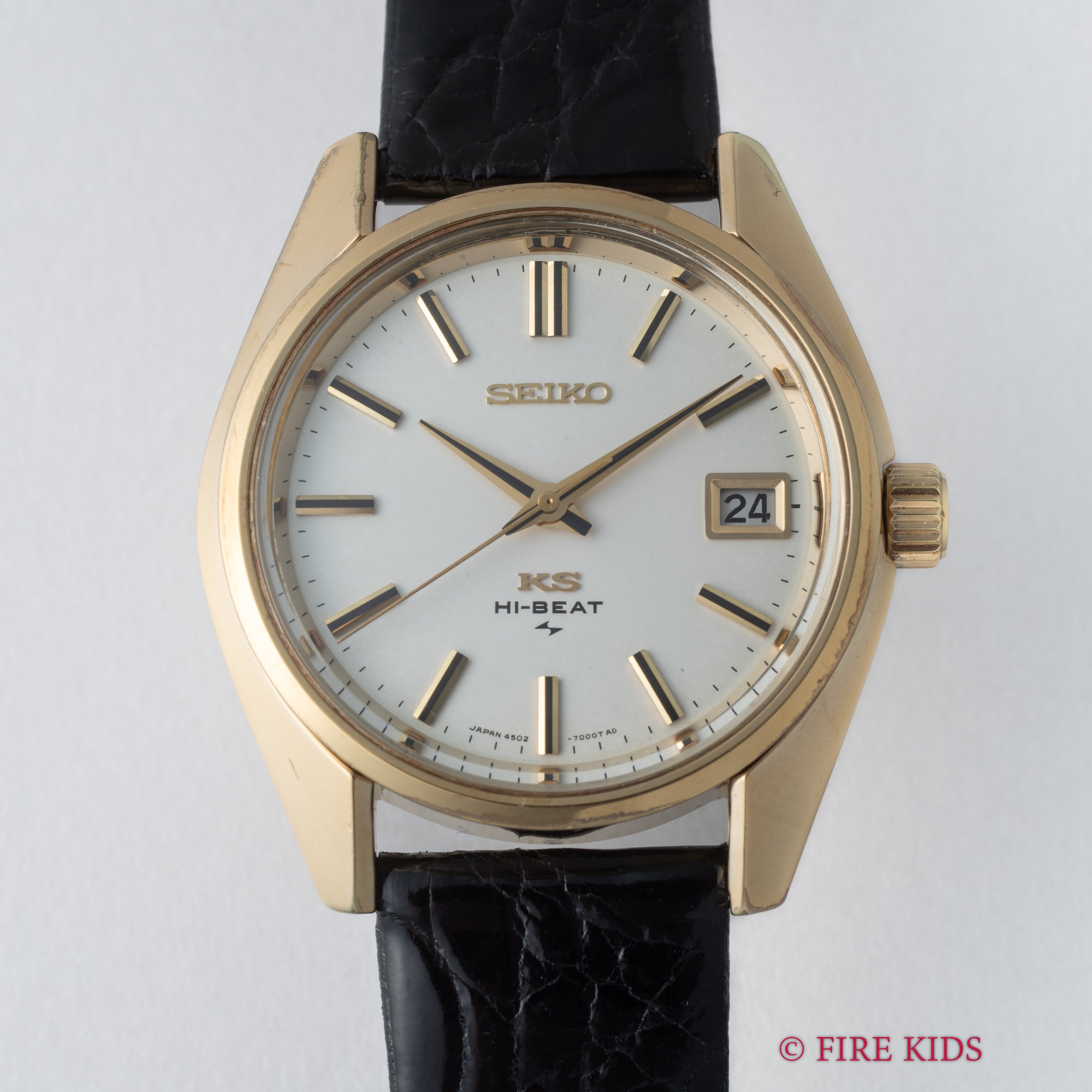 セイコー 45キングセイコー SGPケース 1971年製 10振動手巻き Ref.4502-7001 45KS 純正尾錠付き