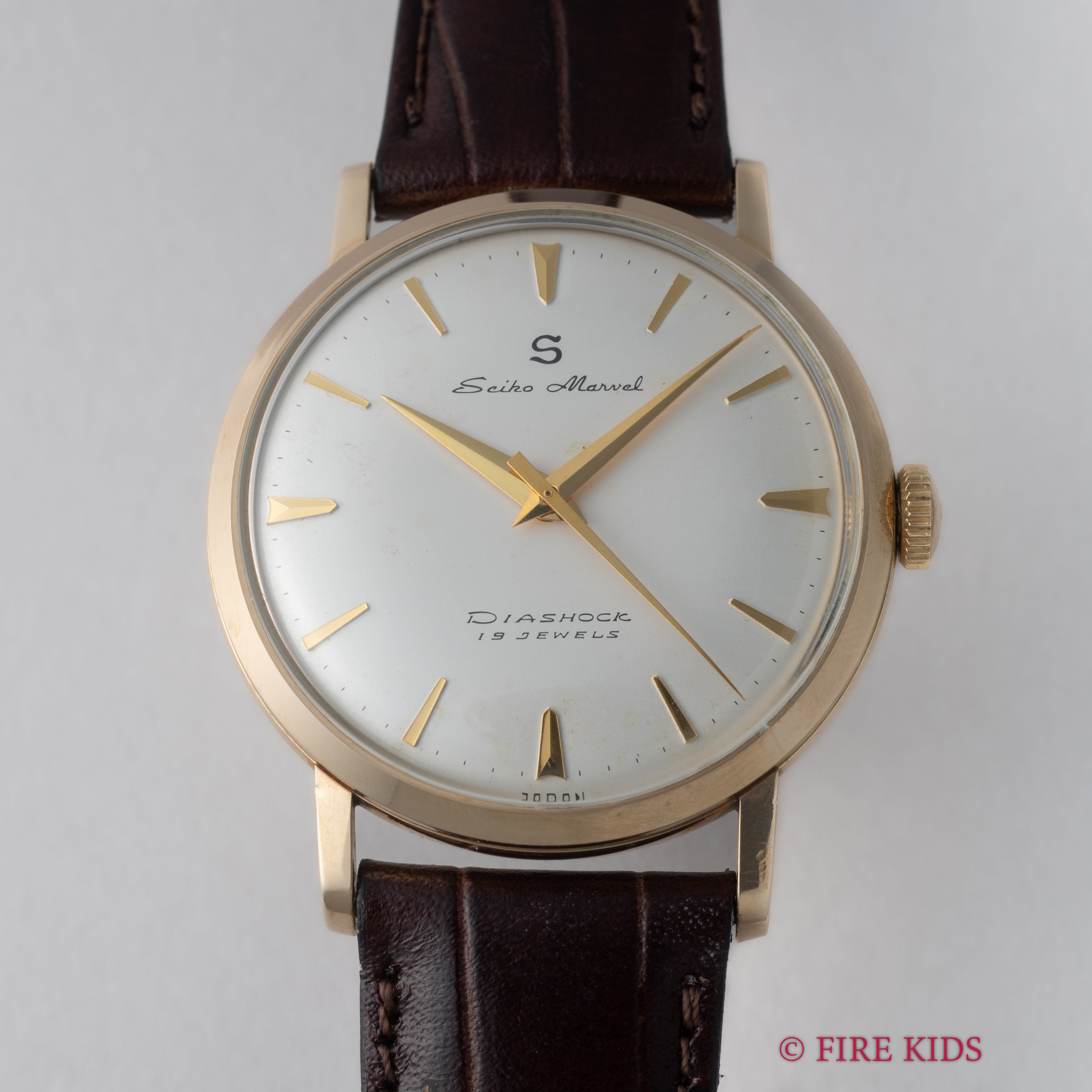 セイコー マーベル 1958年製 金張り 手巻き Ref.14029M 赤金ムーブ