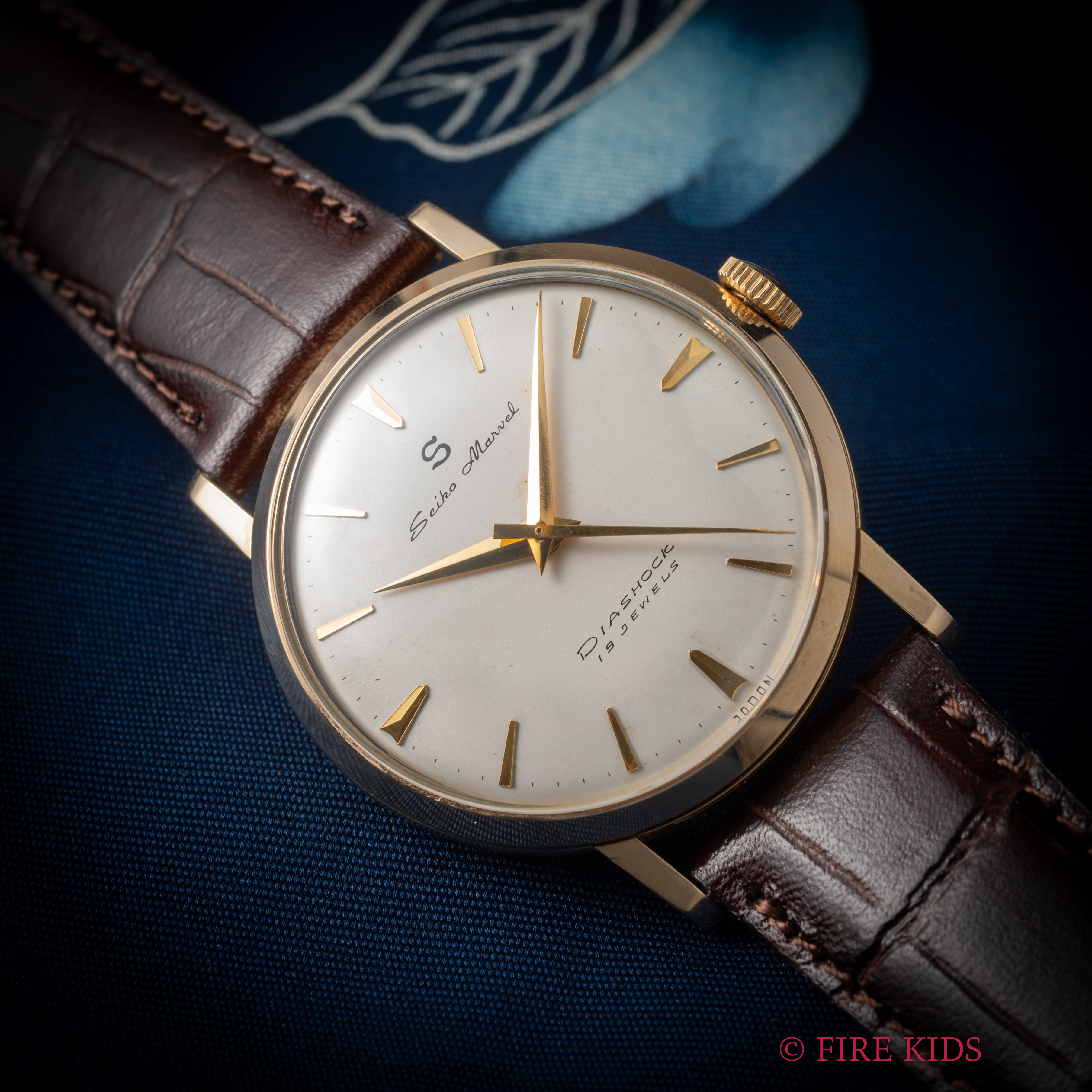 セイコー マーベル 1958年製 金張り 手巻き Ref.14029M 赤金ムーブ