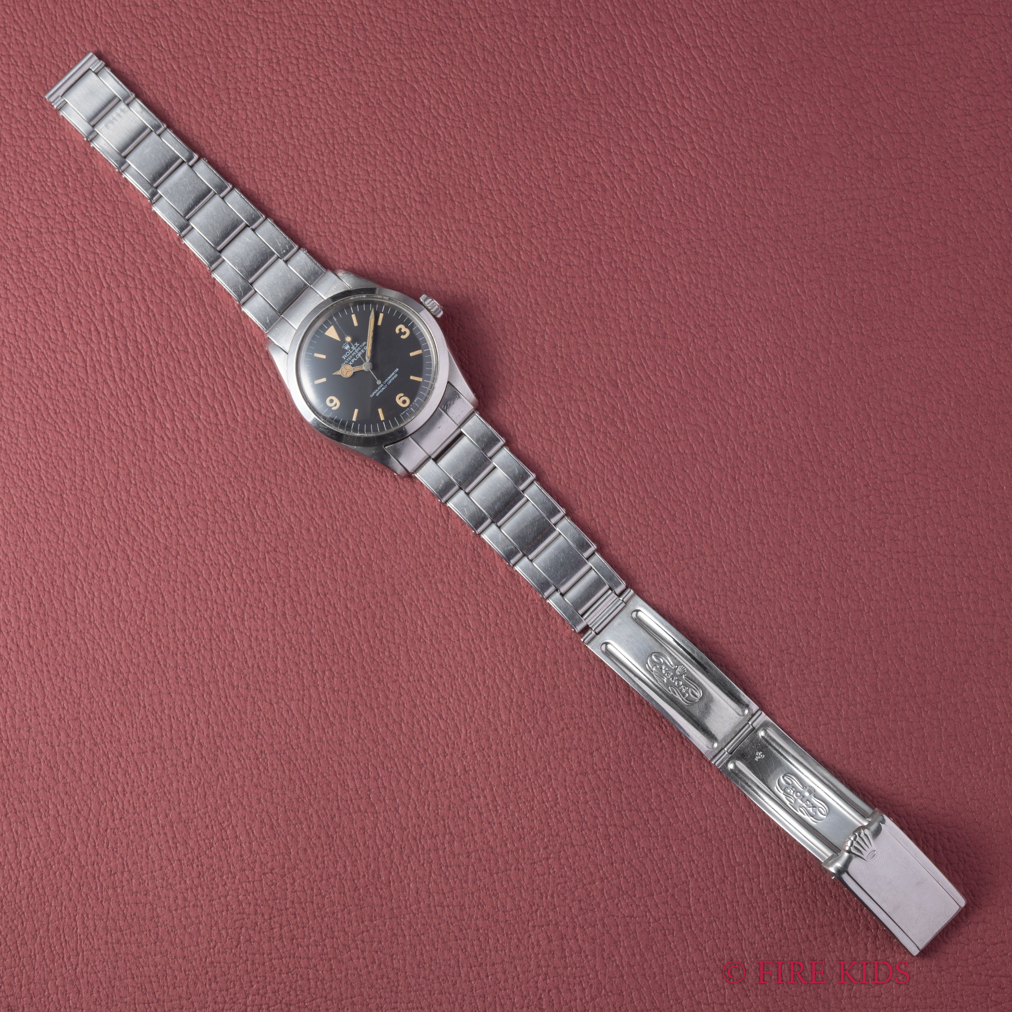 ロレックス エクスプローラー Ref.1016 1969年製 マーク0ダイヤル 純正リベットブレス