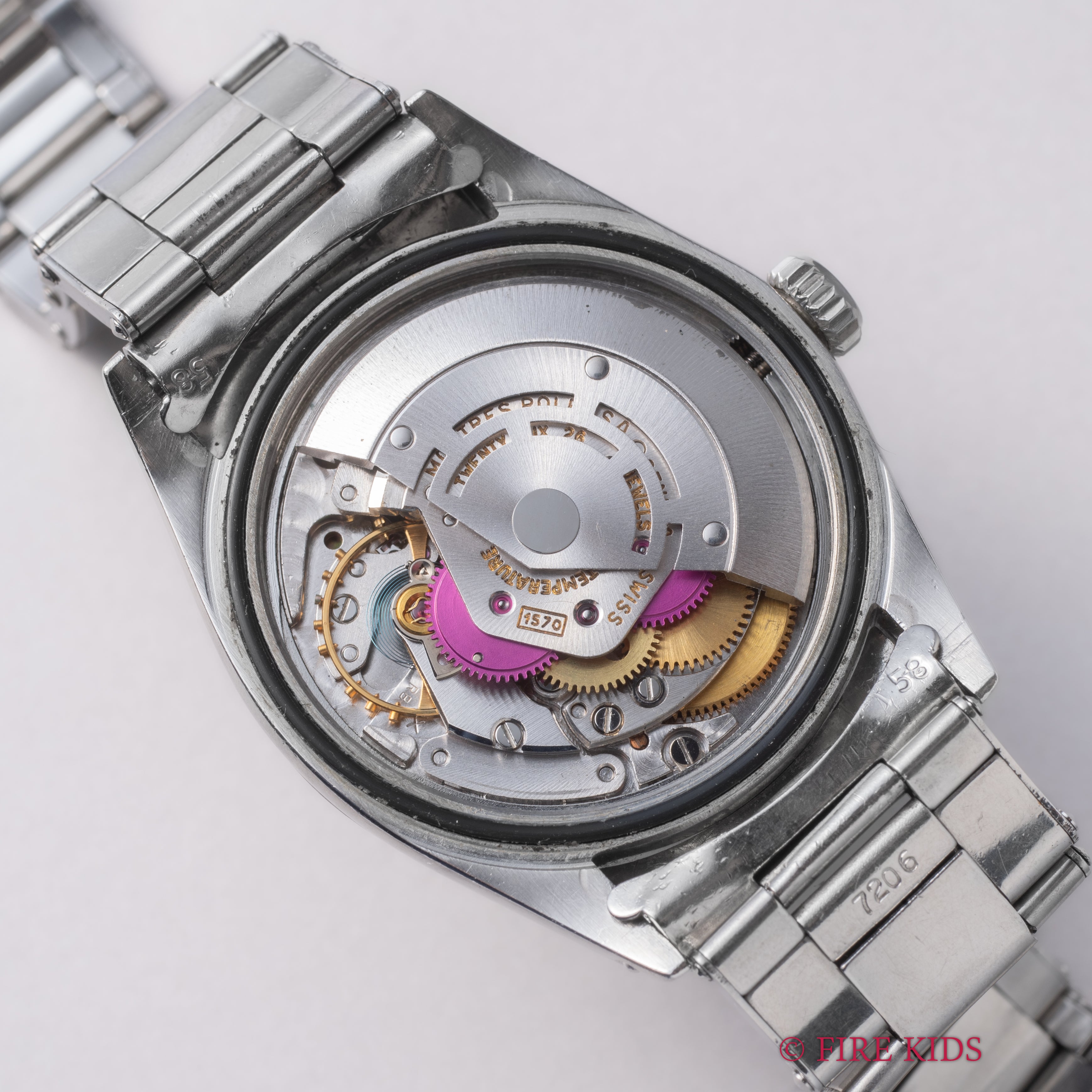 ロレックス エクスプローラー Ref.1016 1969年製 マーク0ダイヤル 純正リベットブレス