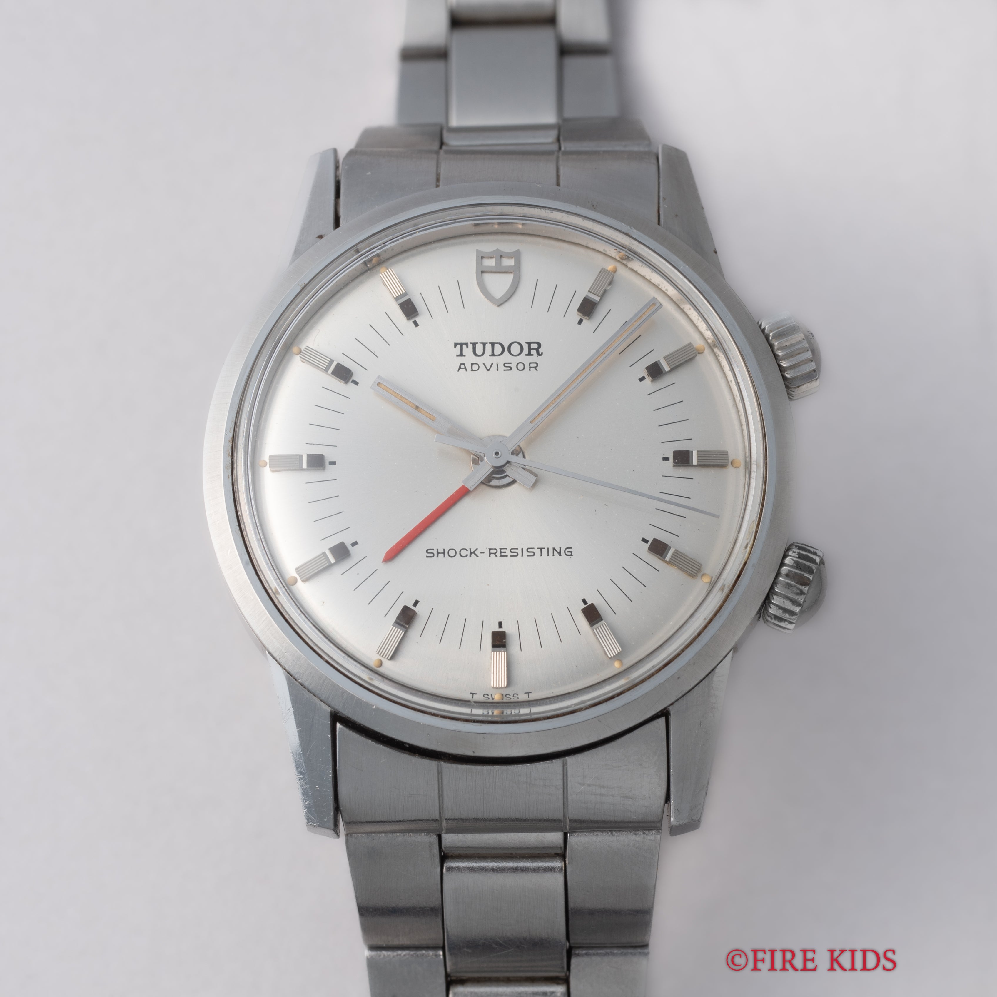 チューダー アドバイザー 1982年製 アラームウォッチ Ref.10050 手巻き ロレックスブレス