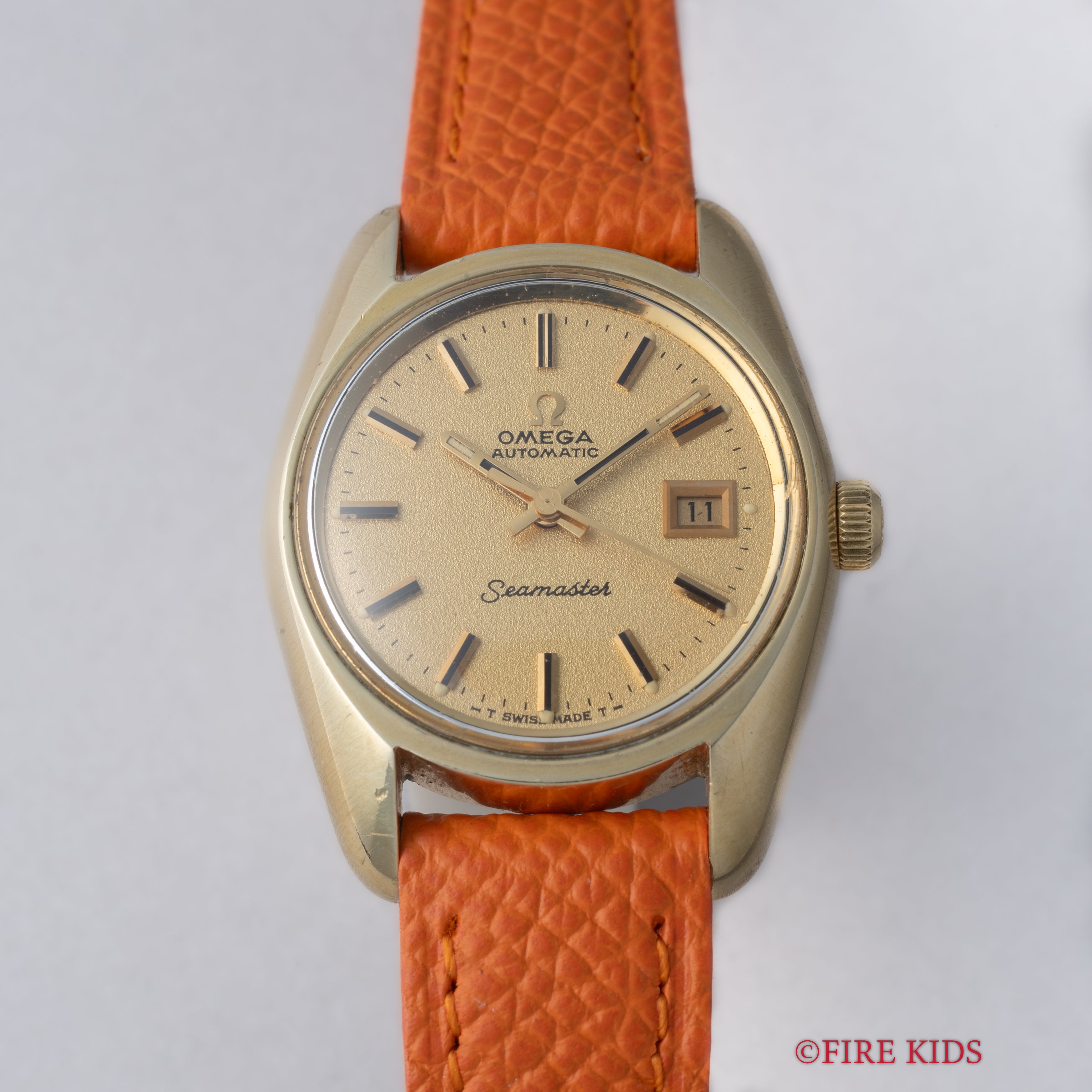 オメガ シーマスター レディース 1969年製 自動巻 Ref.566.026 純正尾錠付き