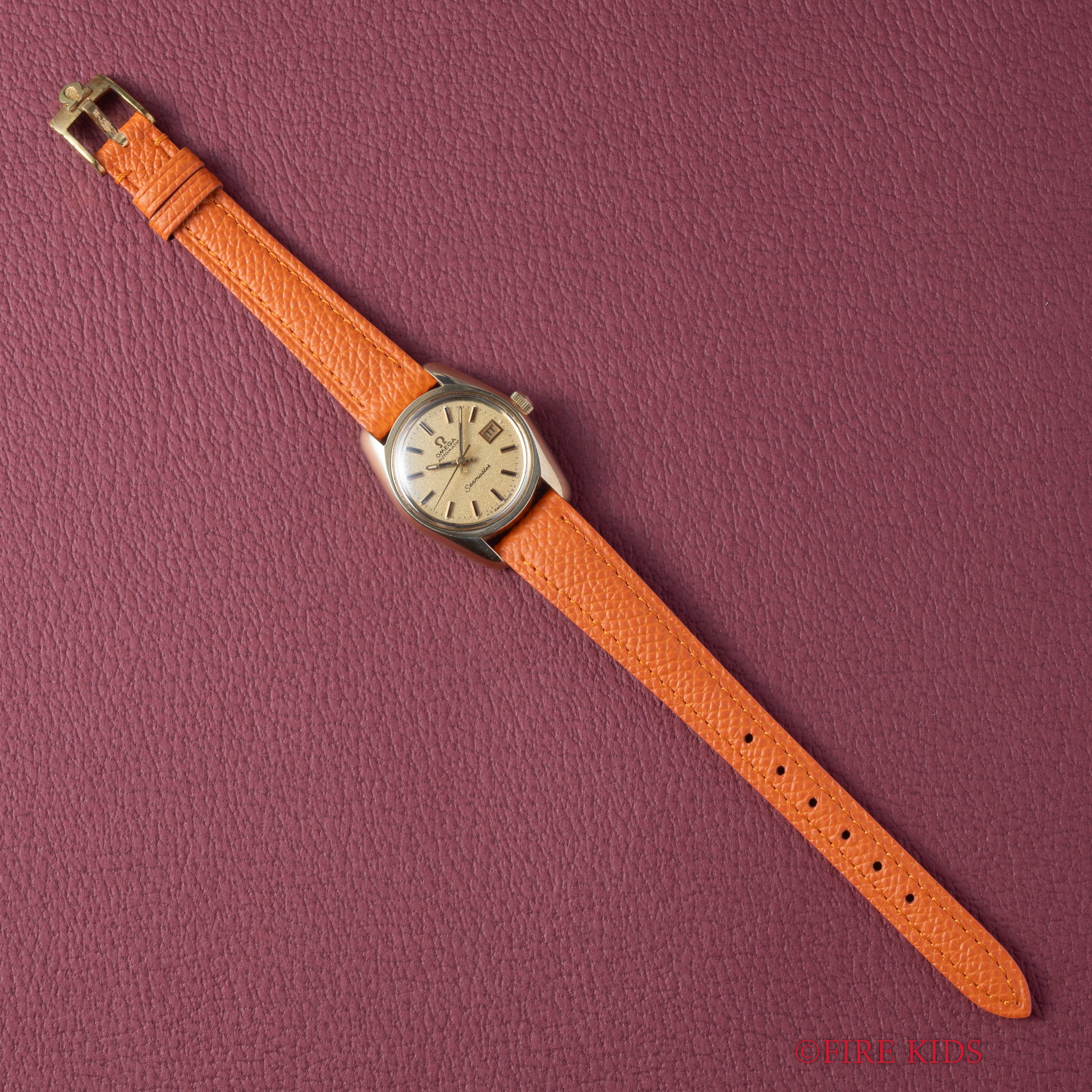 オメガ シーマスター レディース 1969年製 自動巻 Ref.566.026 純正尾錠付き