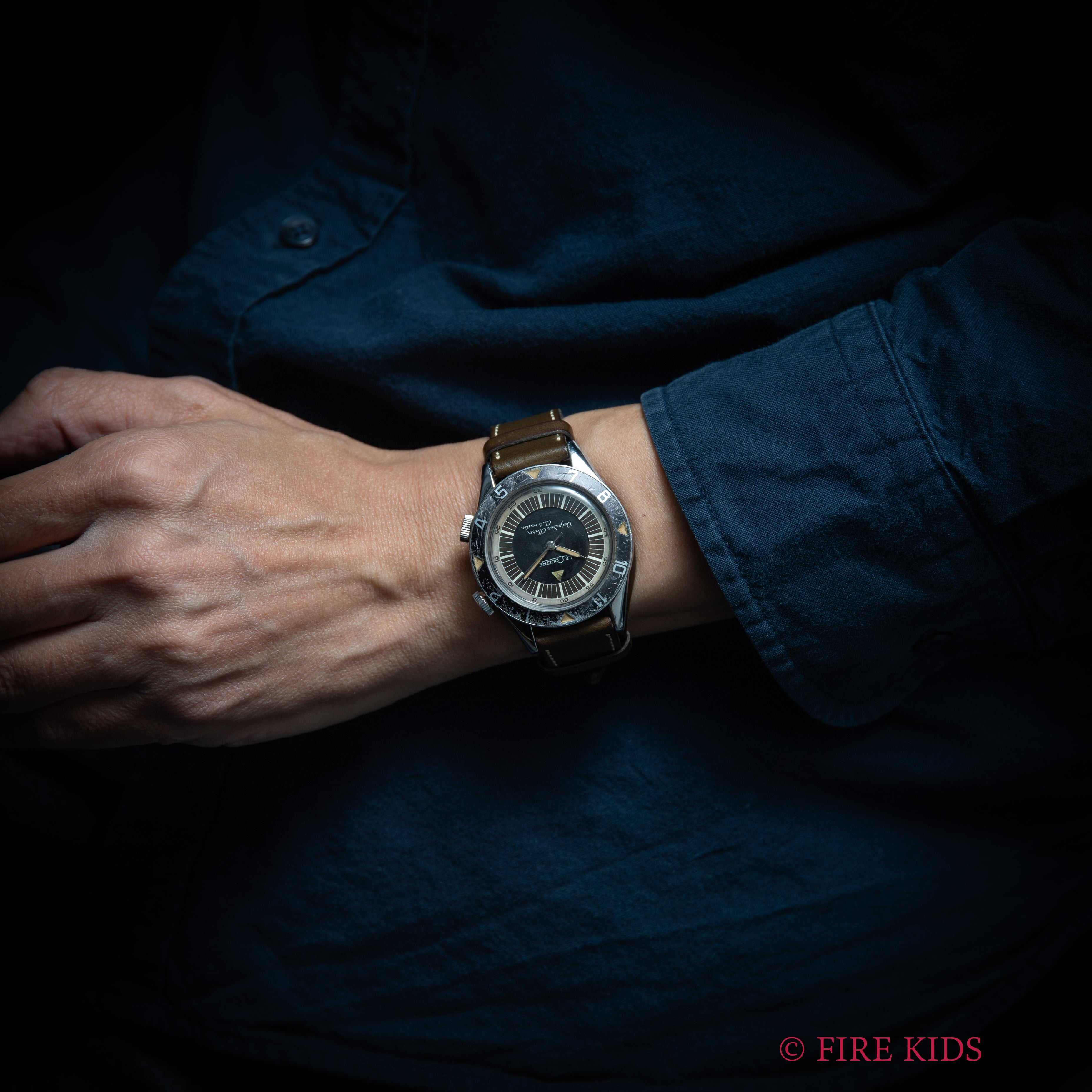 ルクルト ディープシーアラーム 1959年製 ジャガールクルトアーカイブ付き メモボックスダイバー 自動巻