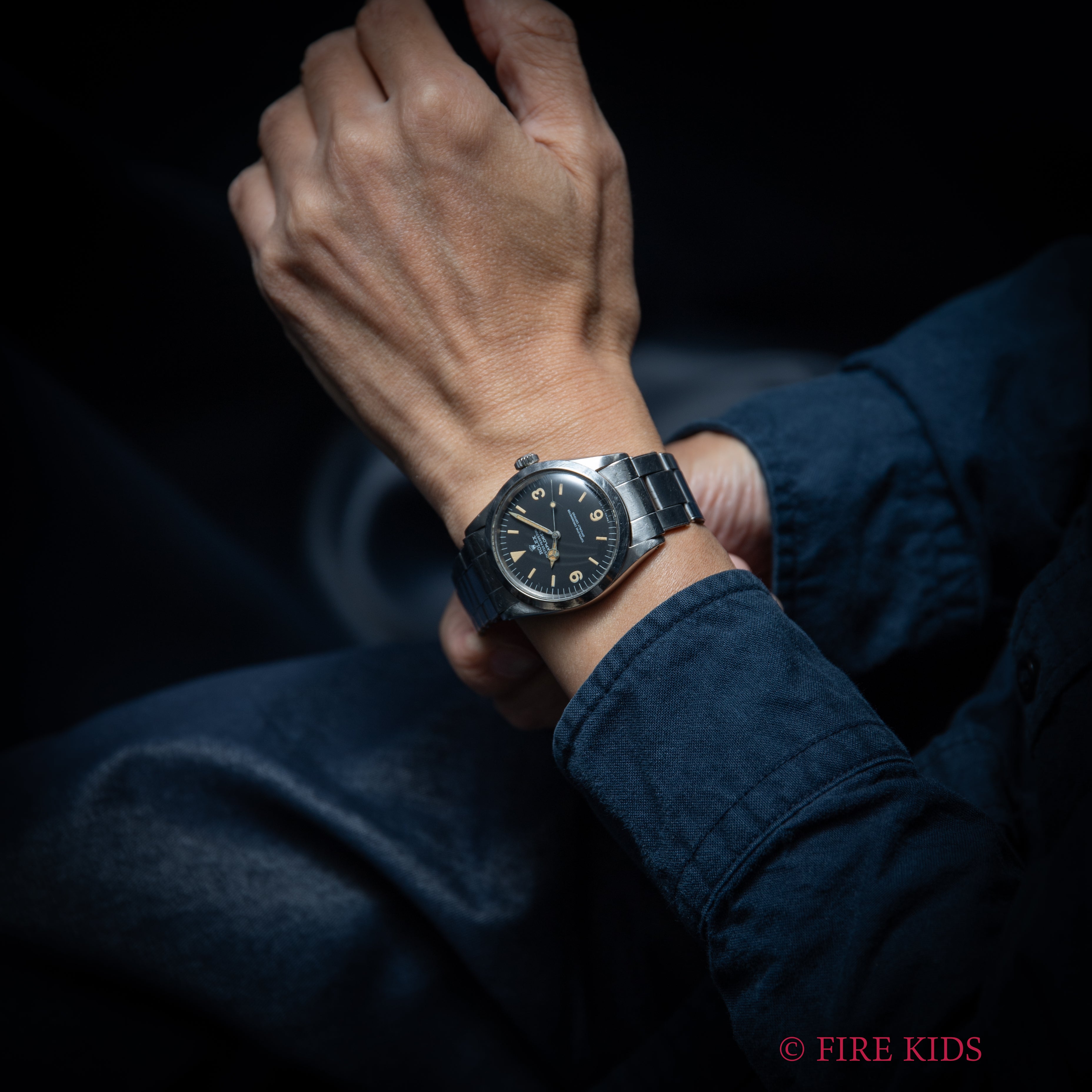 ロレックス エクスプローラー Ref.1016 1969年製 マーク0ダイヤル 純正リベットブレス